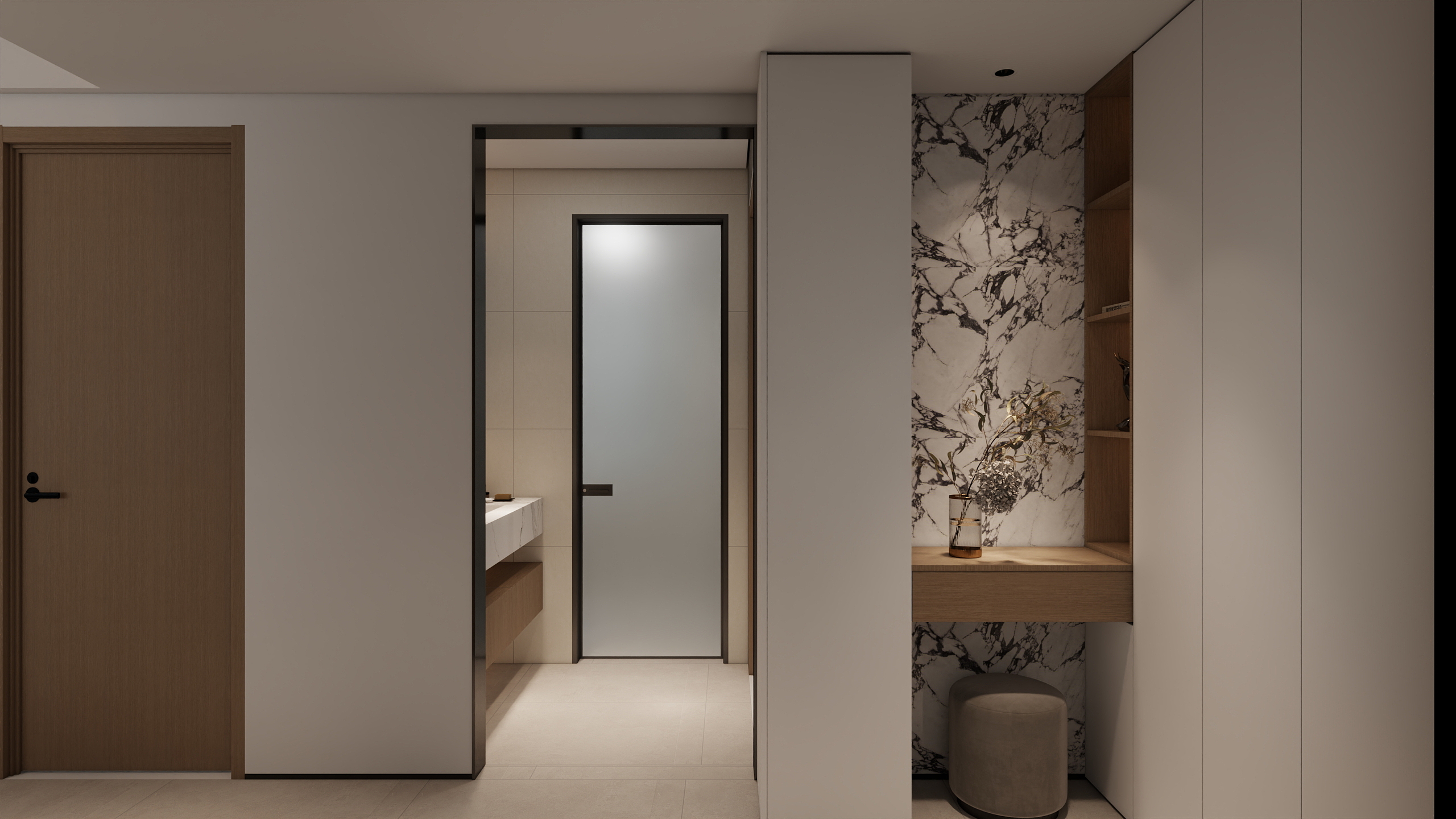 严先生YAN-132㎡4室装修效果图