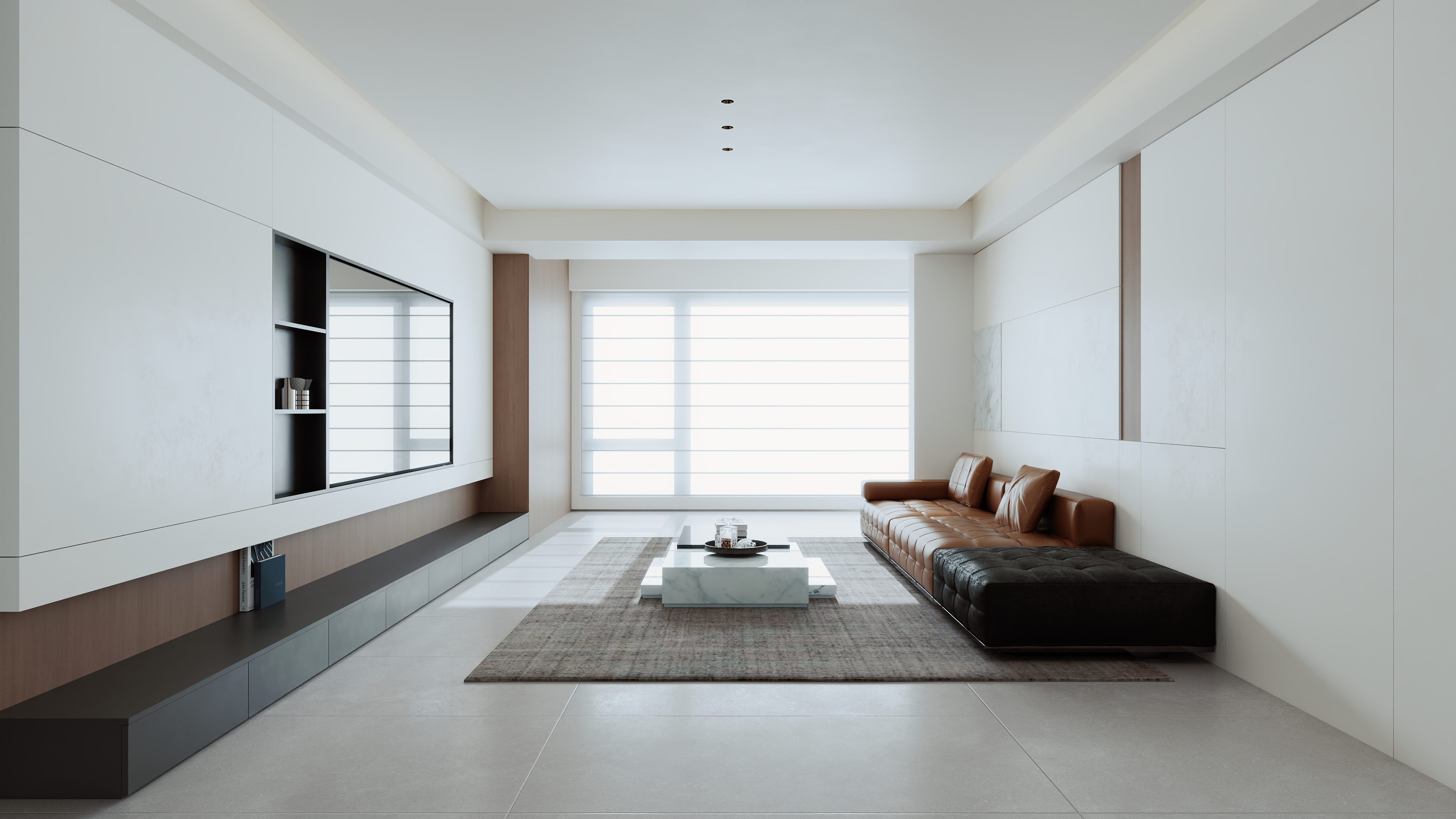 小文家居19852110102-现代极简客餐厅厨房-装修设计方案