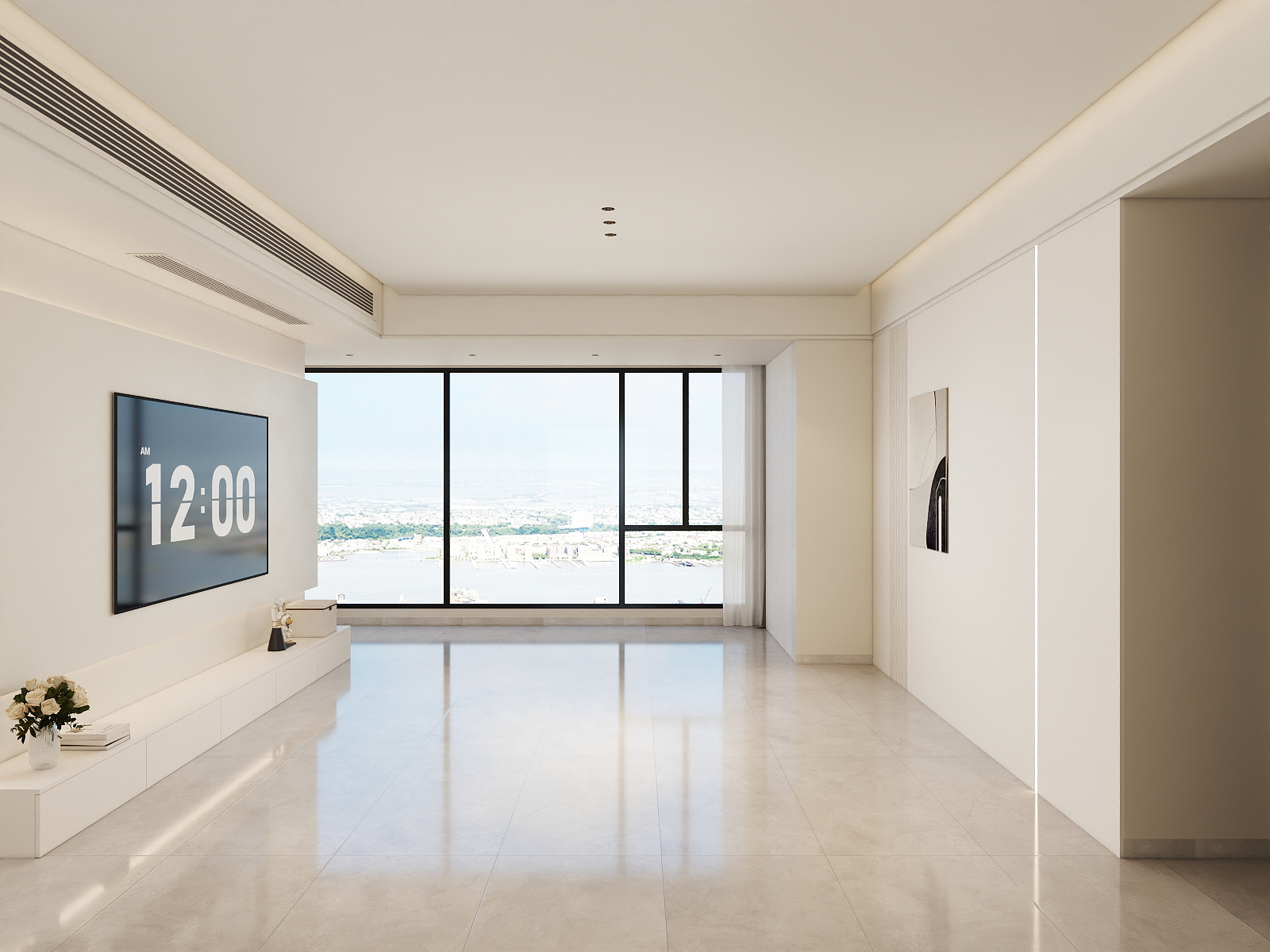 吴爽-137m²现代轻奢风格设计装修效果图