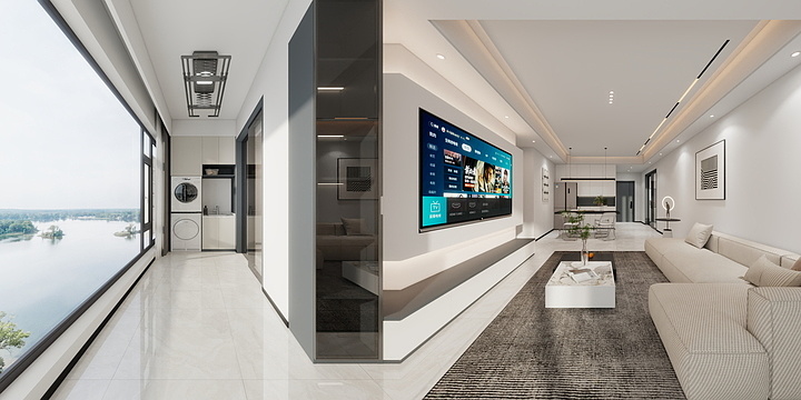 一瓢解千愁-现代简约（MD.jingyuefenghu4室2厅1厨2卫）-装修设计方案