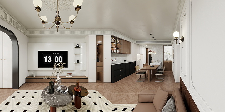 XB空间设计-绿地春晓-装修设计方案