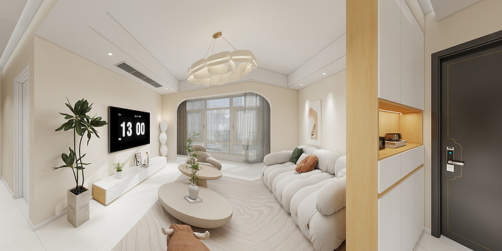 酷用户ewkd-香山风景曾美女雅居效果图-装修设计方案