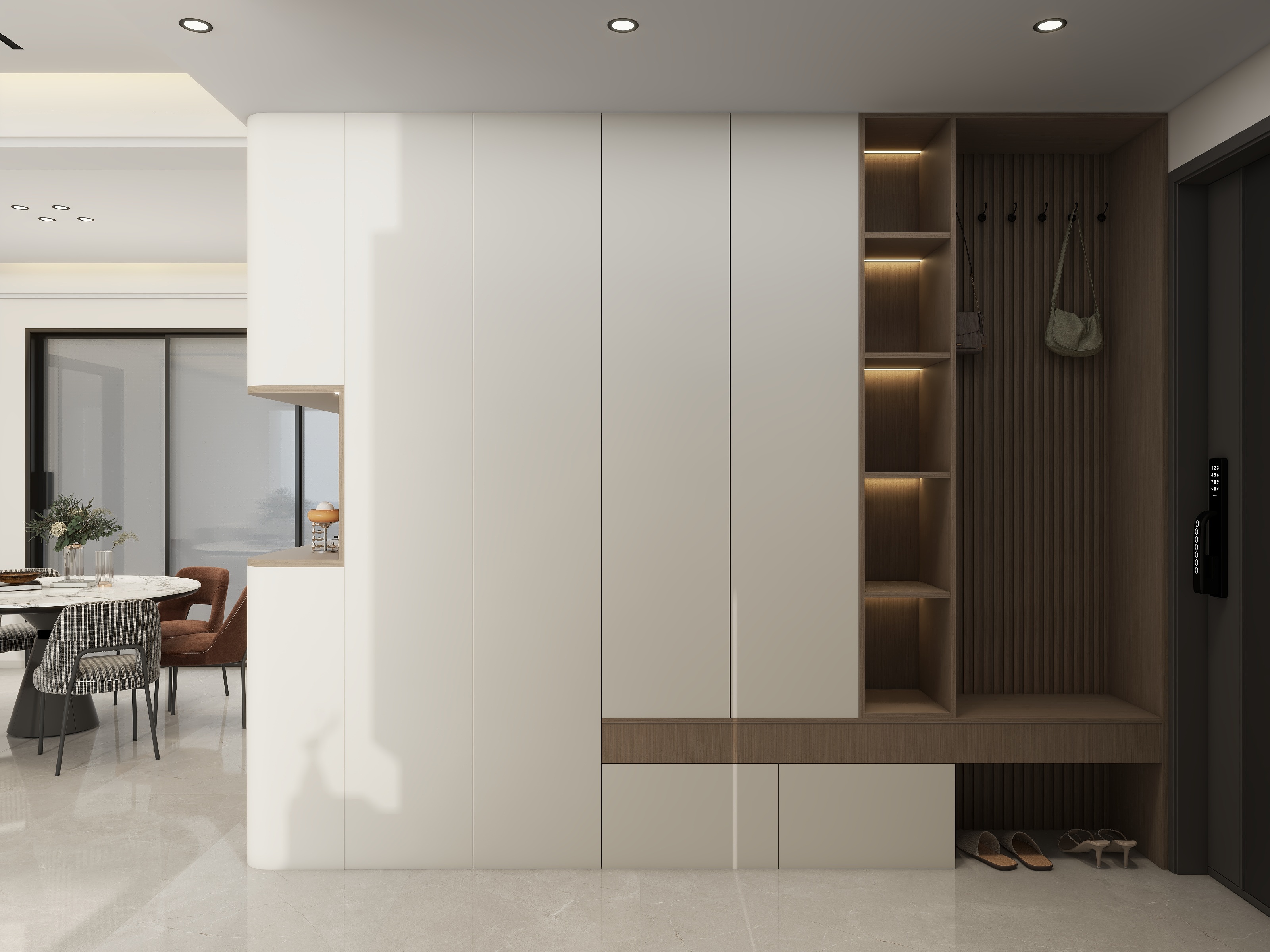 李青越-150平方现代简约五居室样板间装修效果图