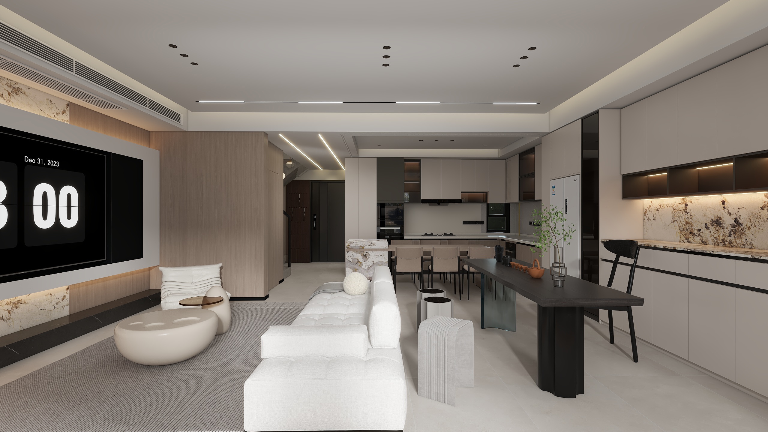 马乐-136㎡叠拼复式3室-装修设计方案