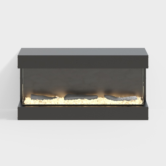 Modern Embedded Fireplace
