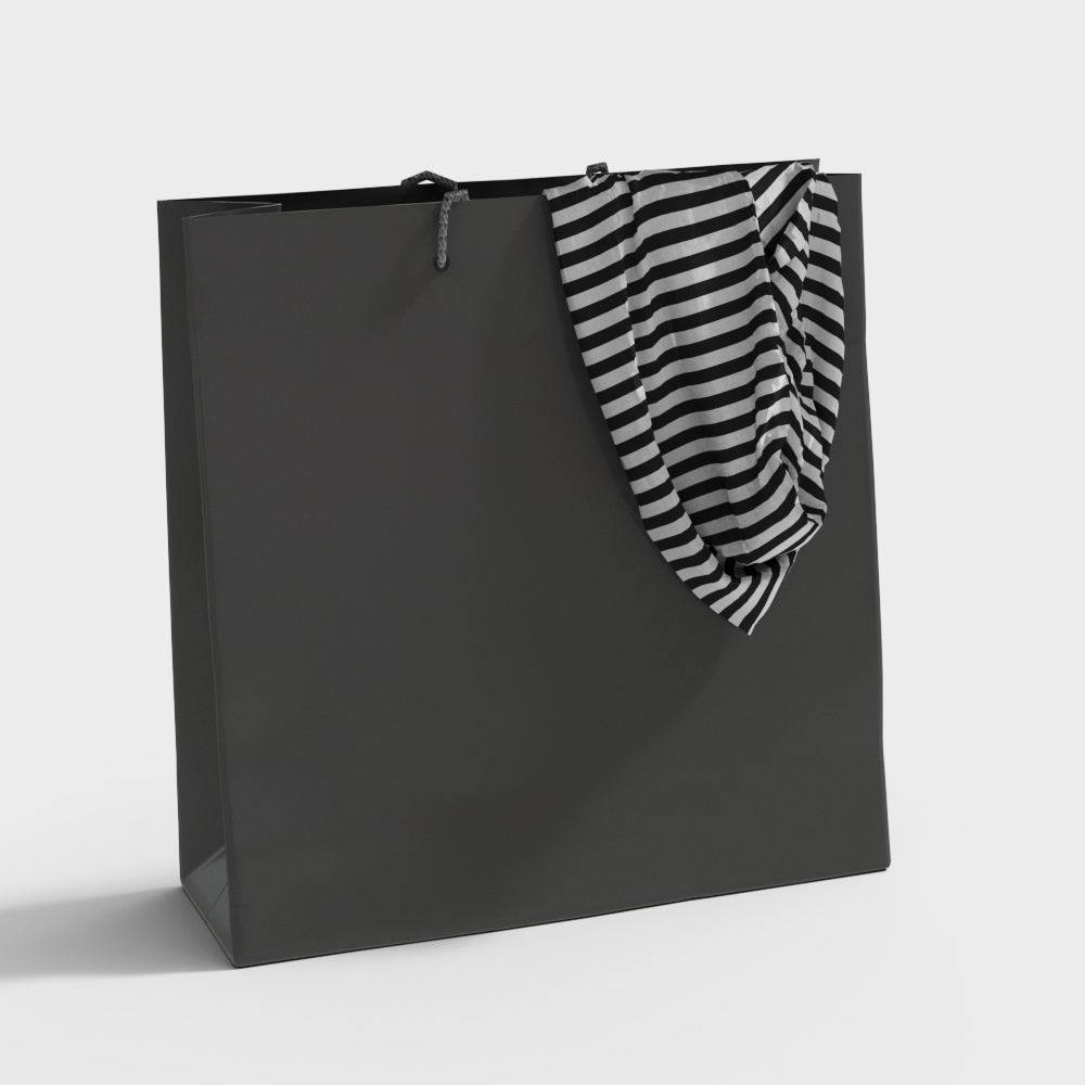 购物袋3D模型