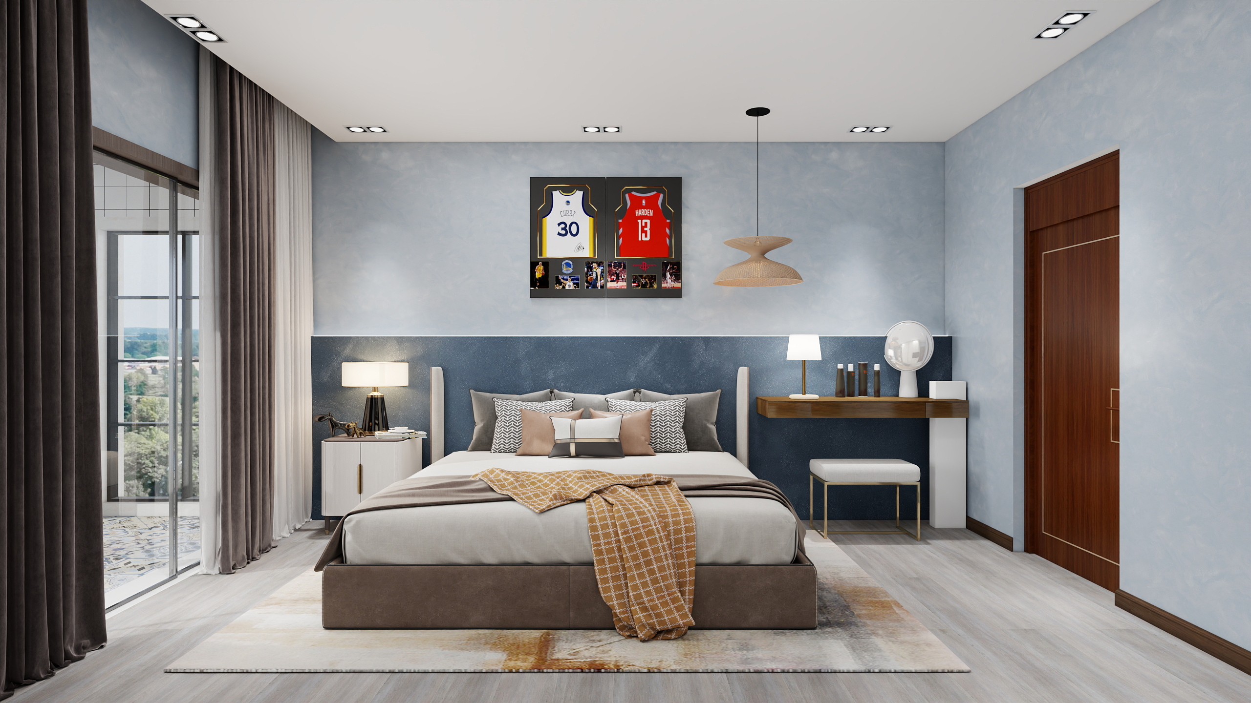 Luxus雷克瑟思艺术涂料小陈-艺境松山湖107㎡3室-装修设计方案