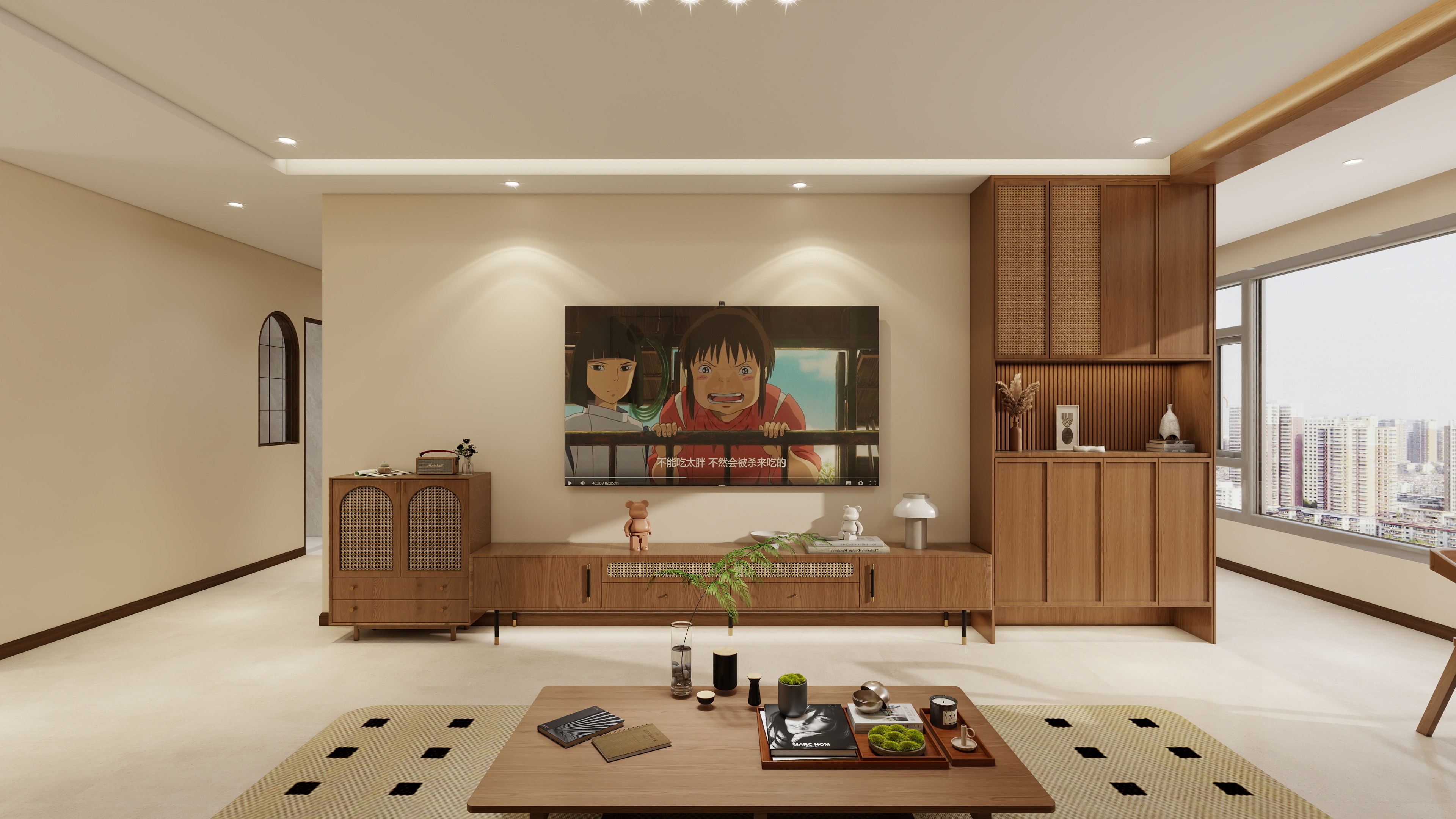 艺雅丽-121平中古风装修效果图