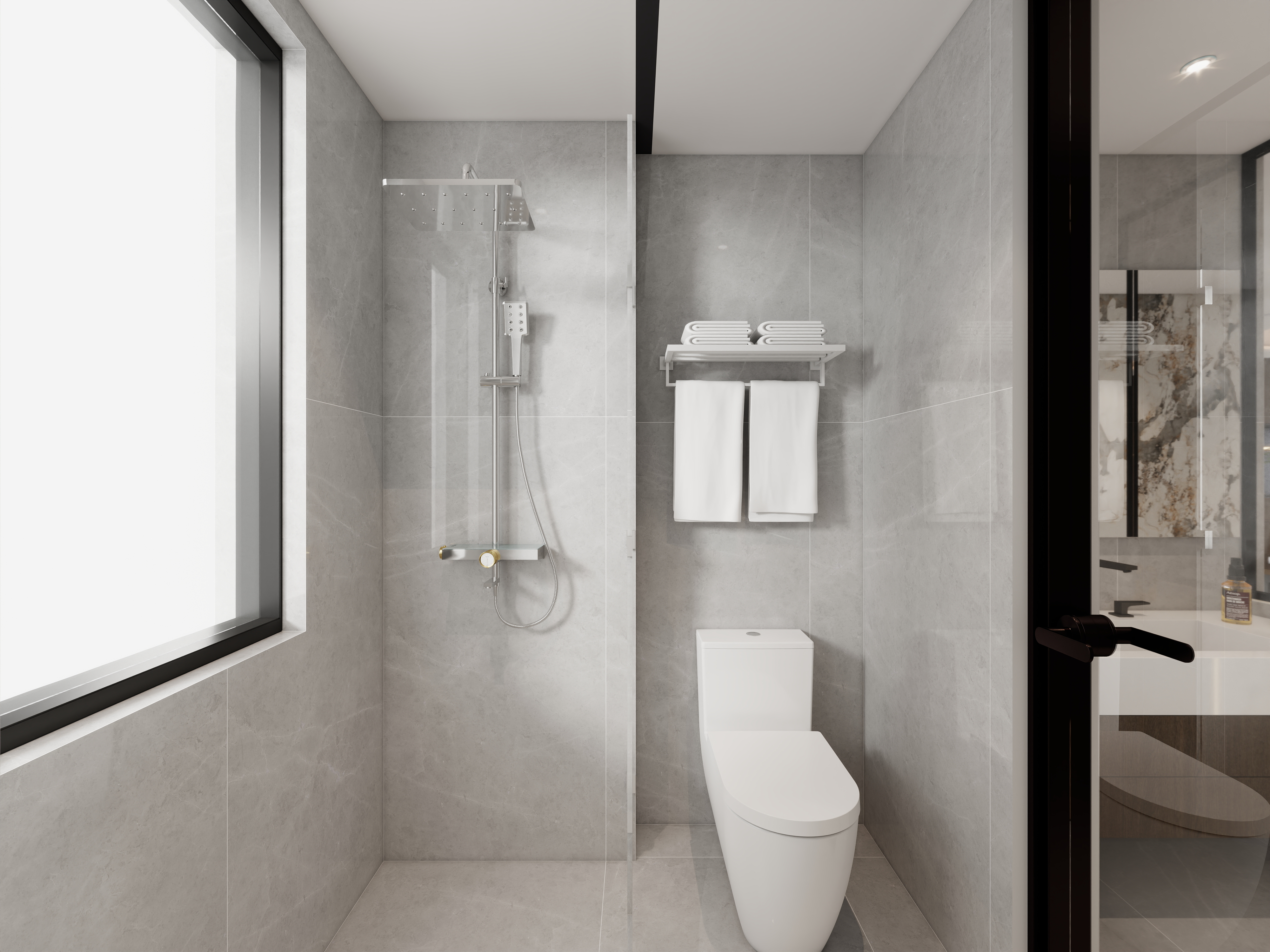 胖头鱼设计-丽华首府140㎡新中式三室装修效果图