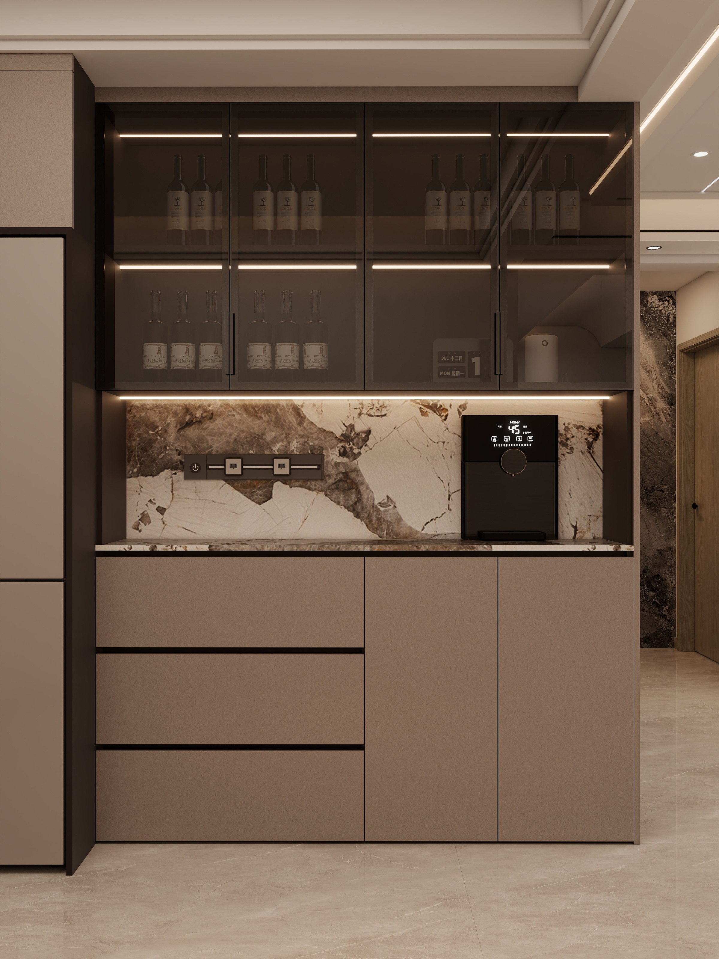 设计师~阮明-麒麟府Y2意式轻奢装修效果图