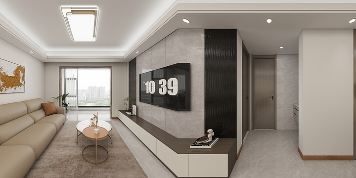 何建芝-中骏天誉5-2608-装修设计方案