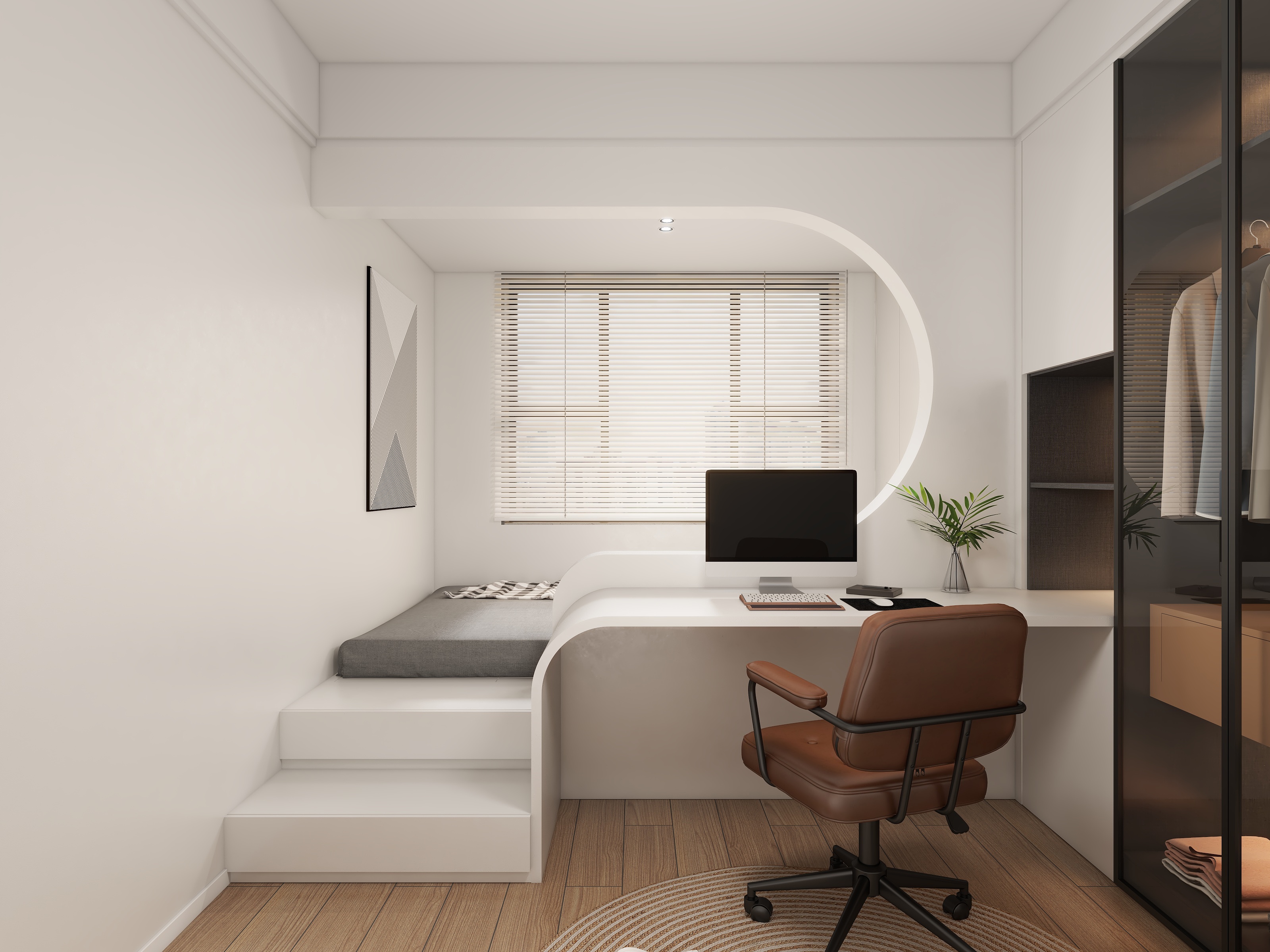 Lind.-D145.现代卧室-装修设计方案