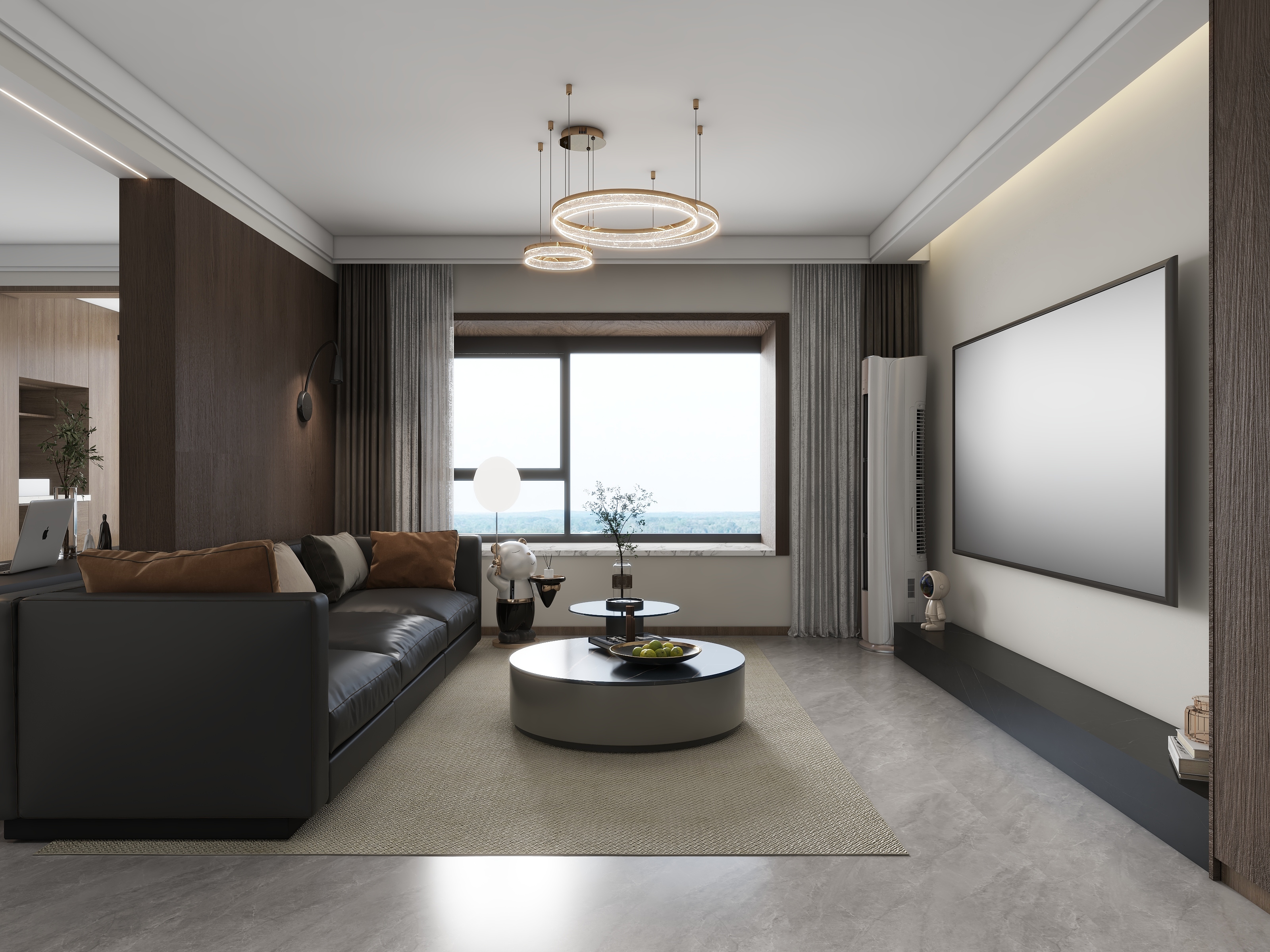 全案设计师吕孩子-德园 133现代轻奢-装修设计方案