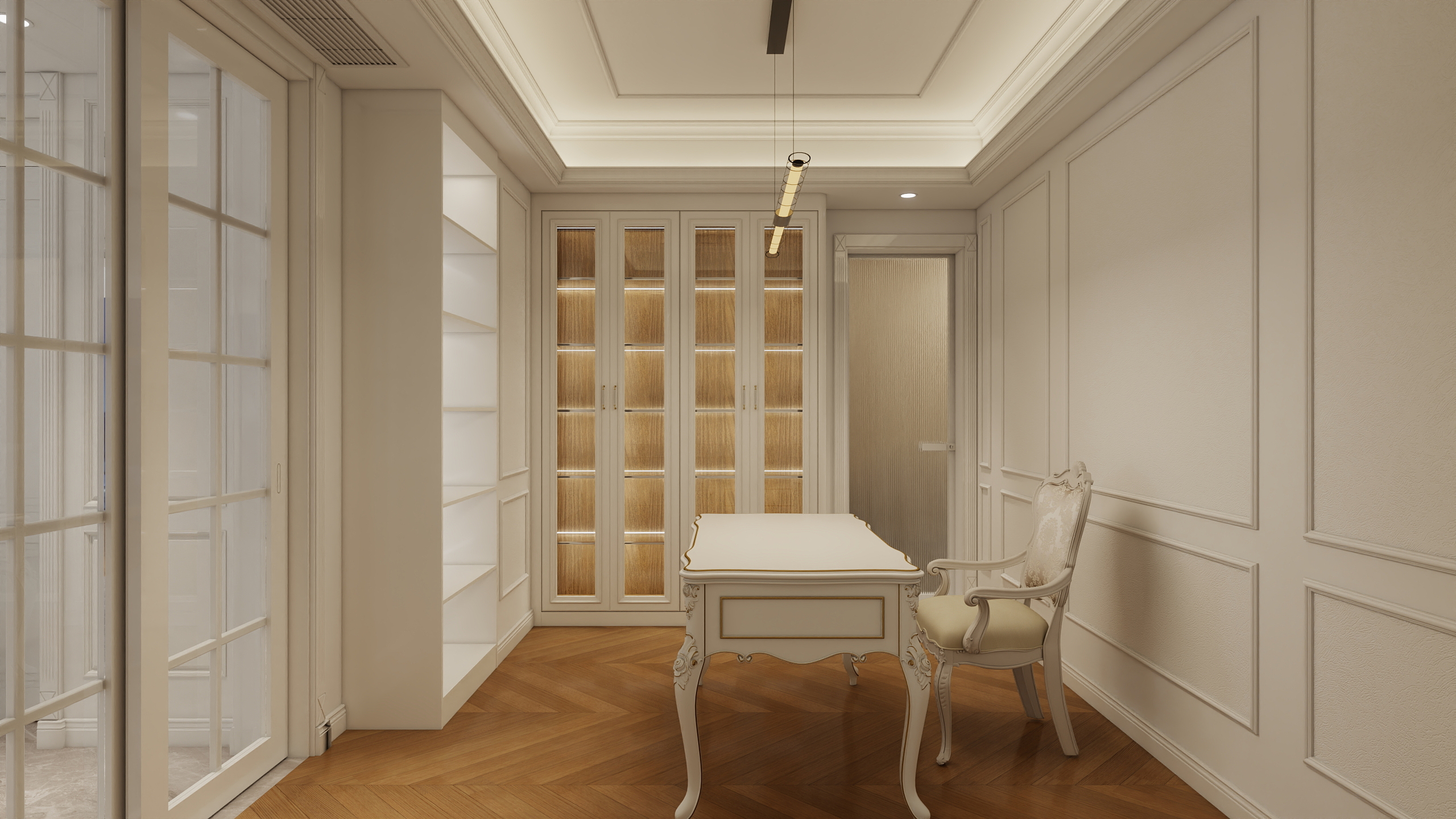 陈华东-四房二卫法式装修效果图