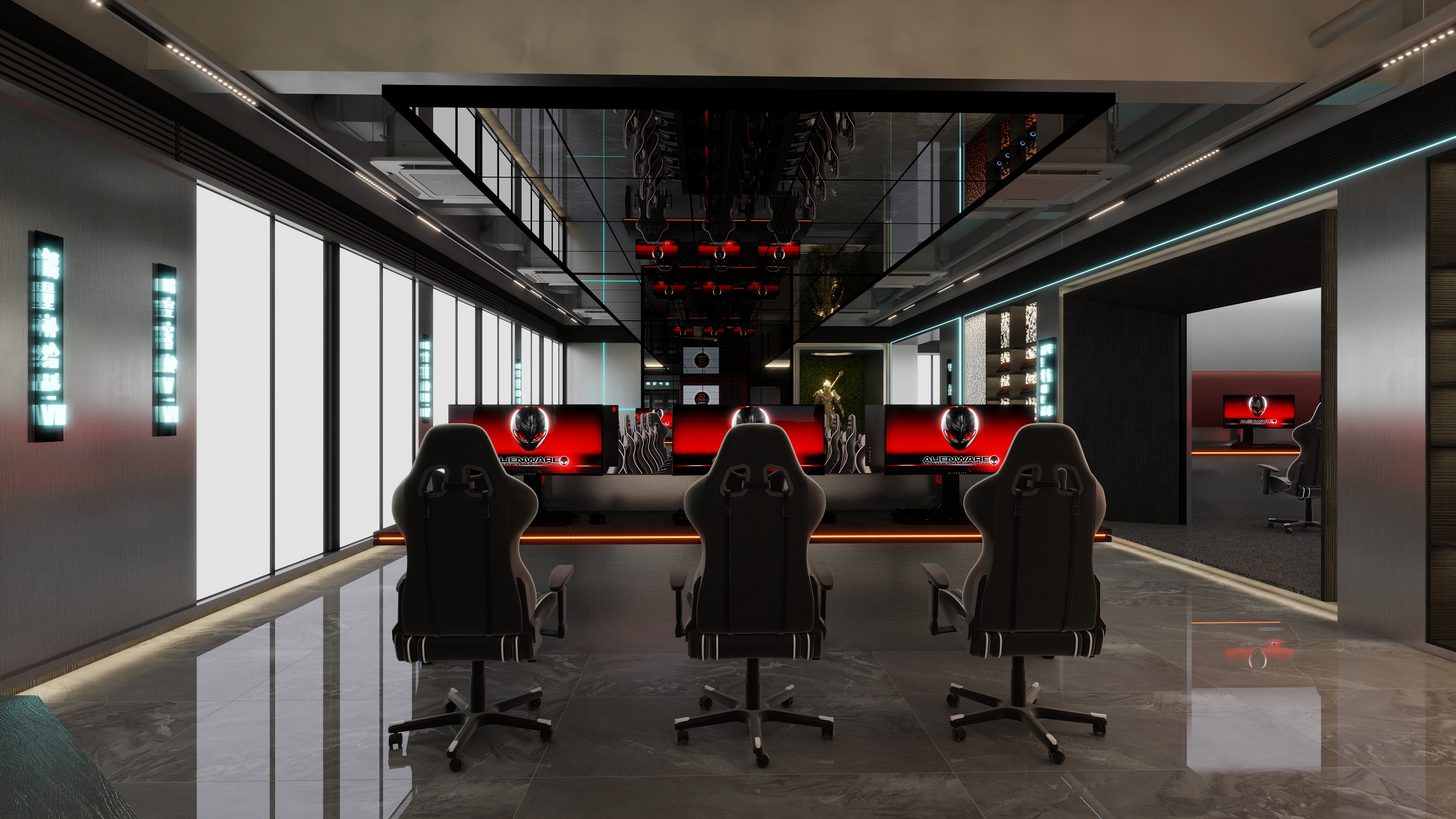 游顺林设计-500平网咖KJ--定稿-装修设计方案