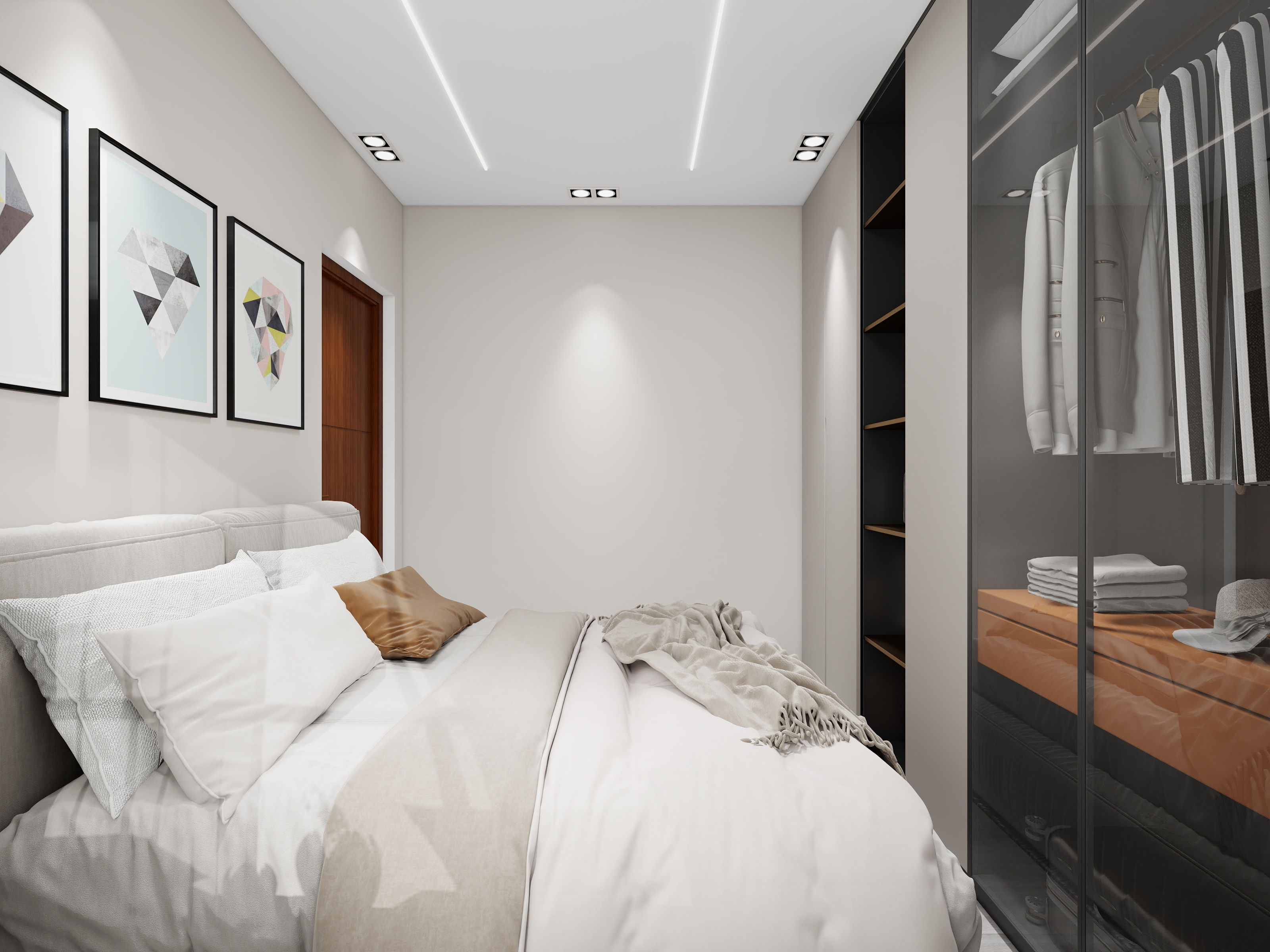 Luxus雷克瑟思艺术涂料小陈-艺境松山湖107㎡3室装修效果图