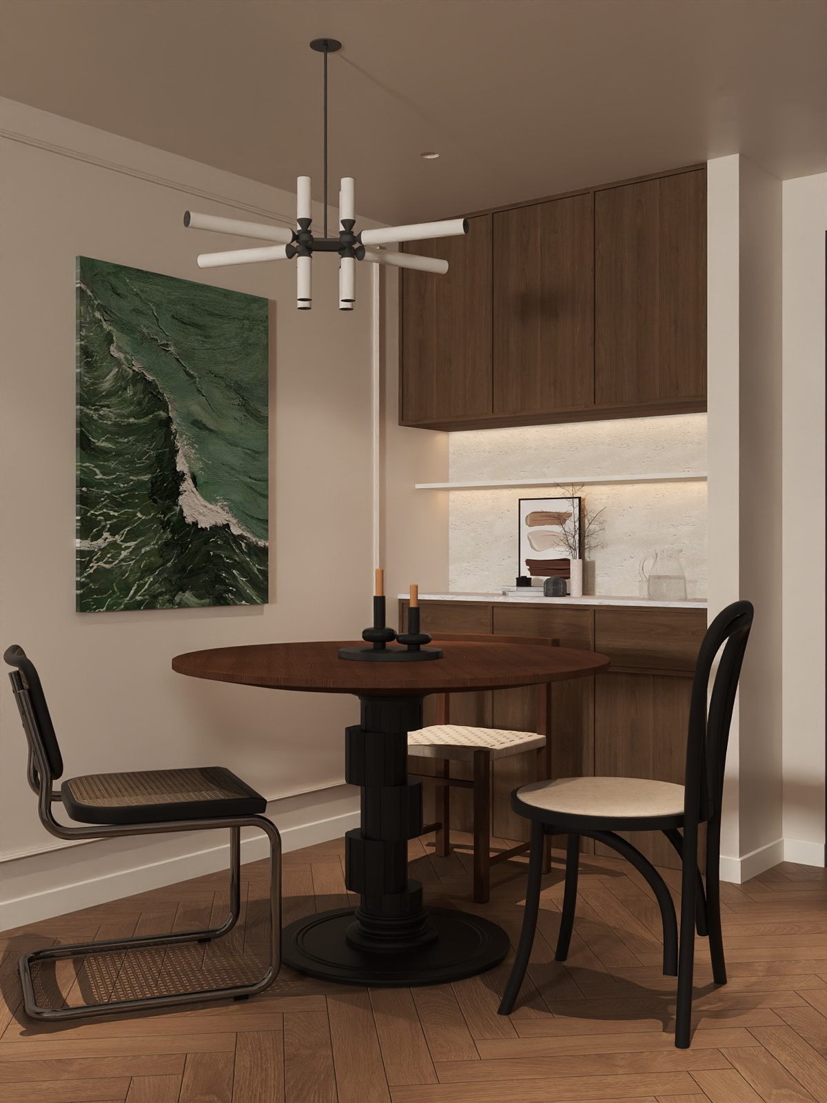 A周素人设计-中古之家装修效果图