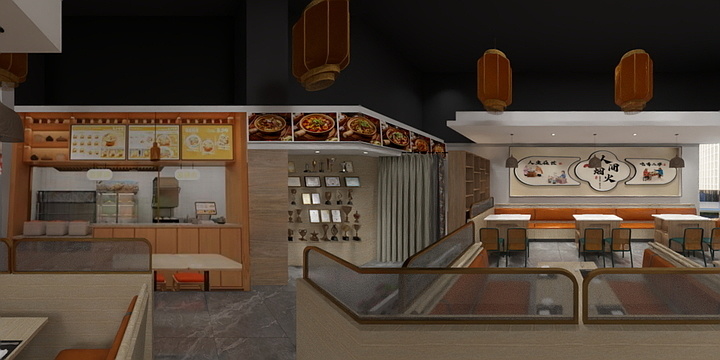 安康艺展装饰设计-吾悦广场老湘原@砂锅菜-副本-副本-装修设计方案