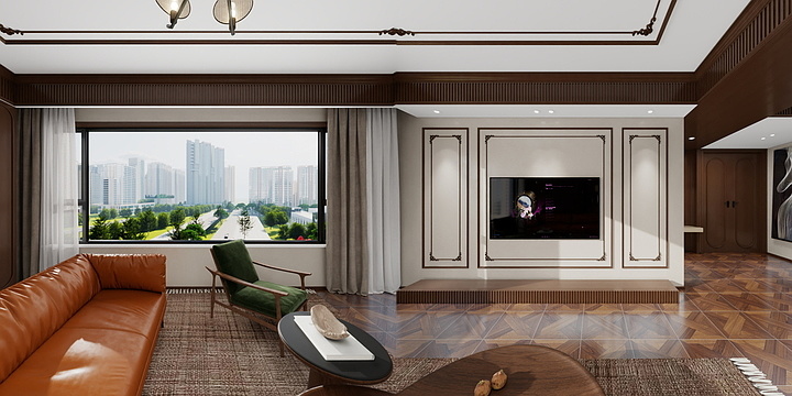 方案设计16647605070-中驰壹品小区122平-装修设计方案