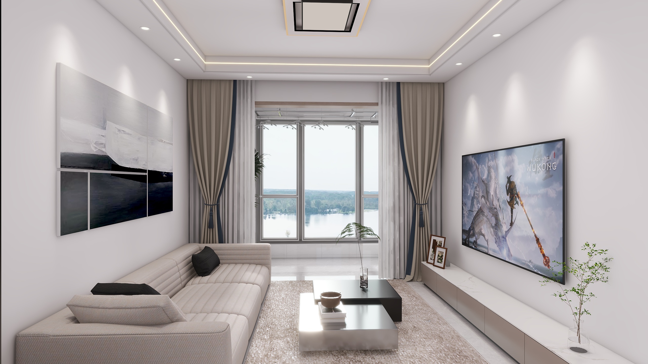 方正装饰设计-东辛庄馨居77.64㎡（1.2.3#户型）-装修设计方案