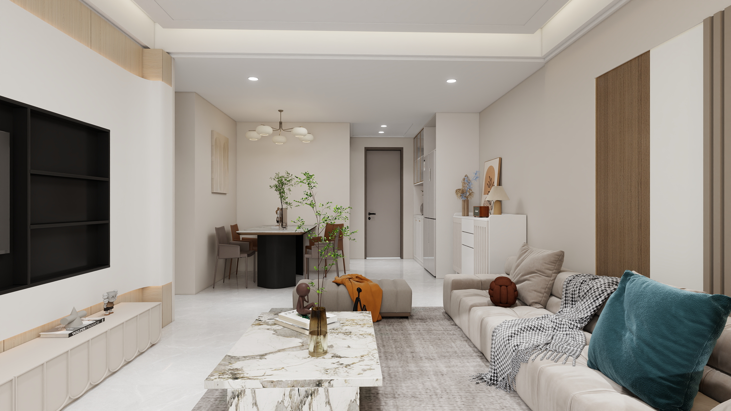 里里@-110㎡杭州三室两厅-装修设计方案