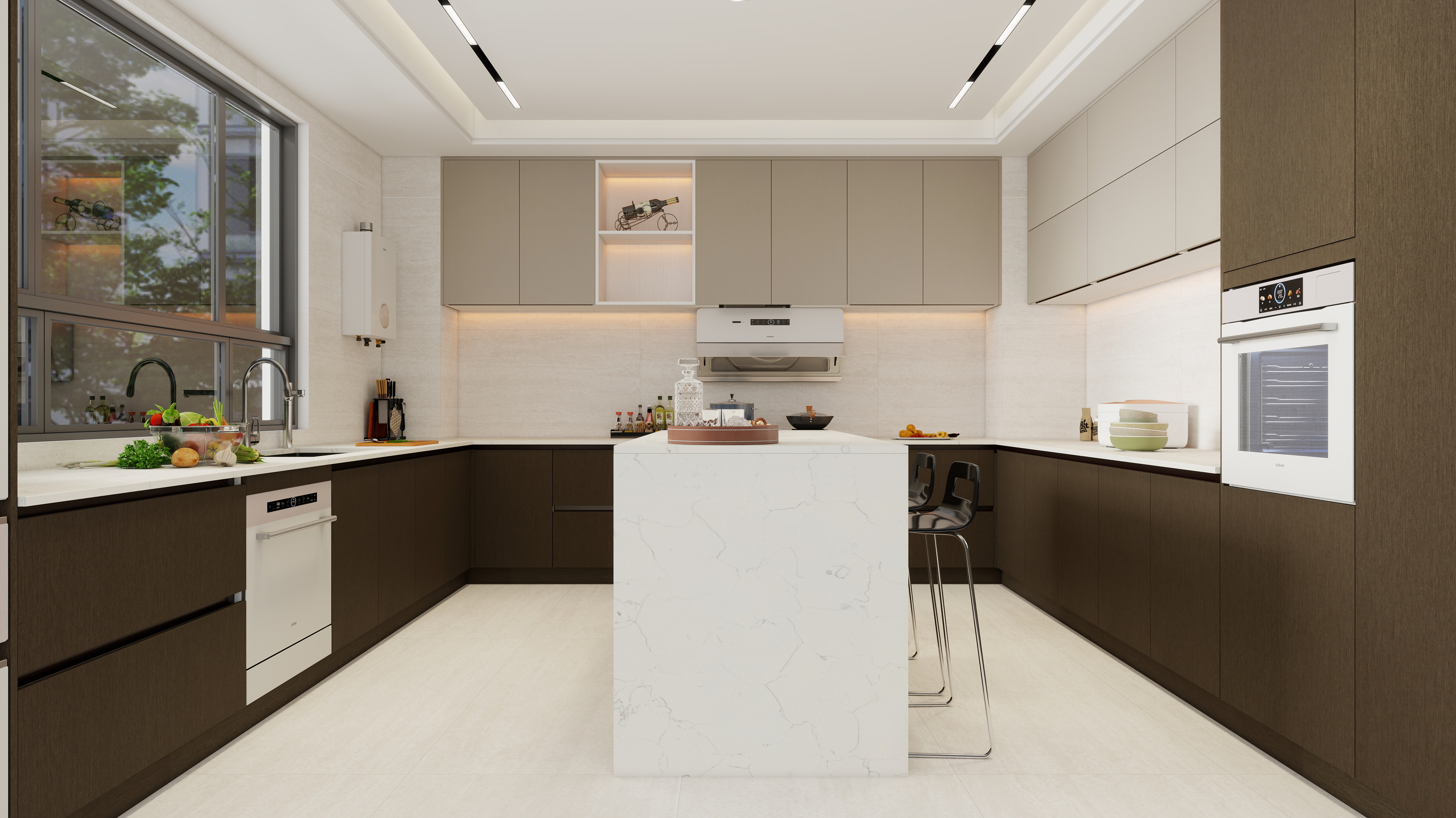 155****0302dYtK-玫瑰盐系套装G30-现代轻奢-U型厨房-20.49平-李福禄-装修设计方案