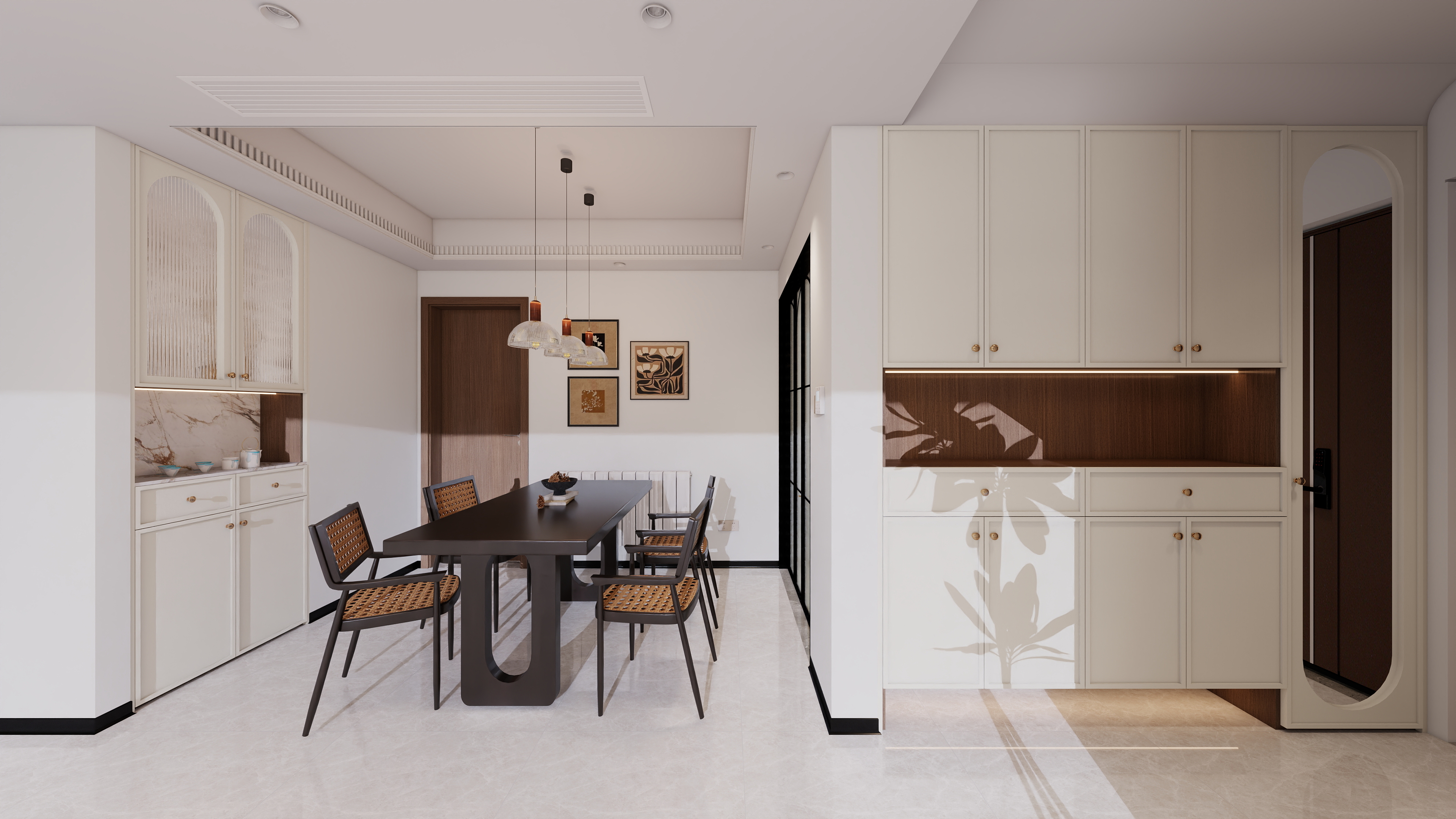 意风全案整装设计-同馨花园雍豪府119㎡3室装修效果图