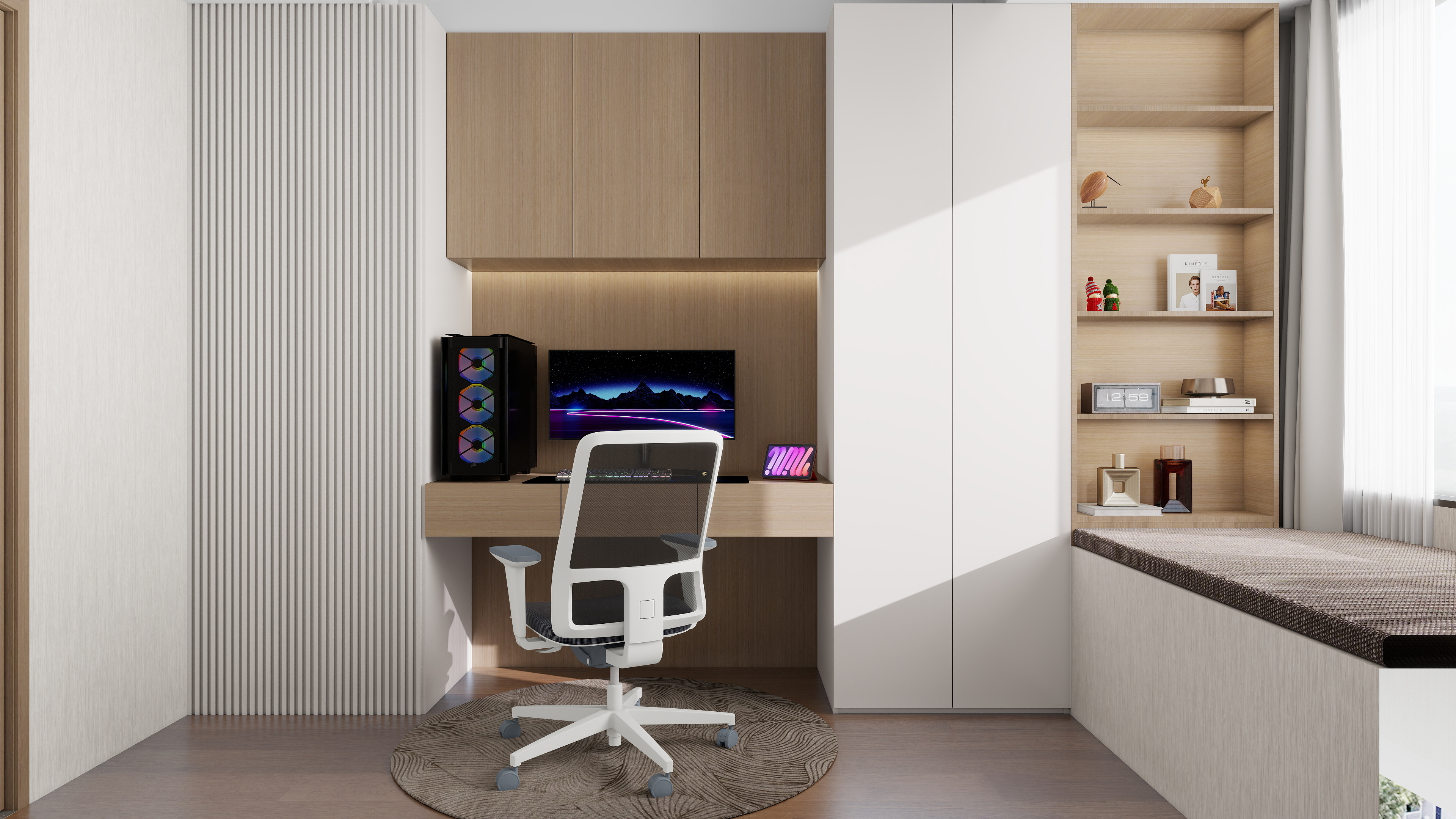 设计师-钱欣鹏-140㎡4室装修效果图