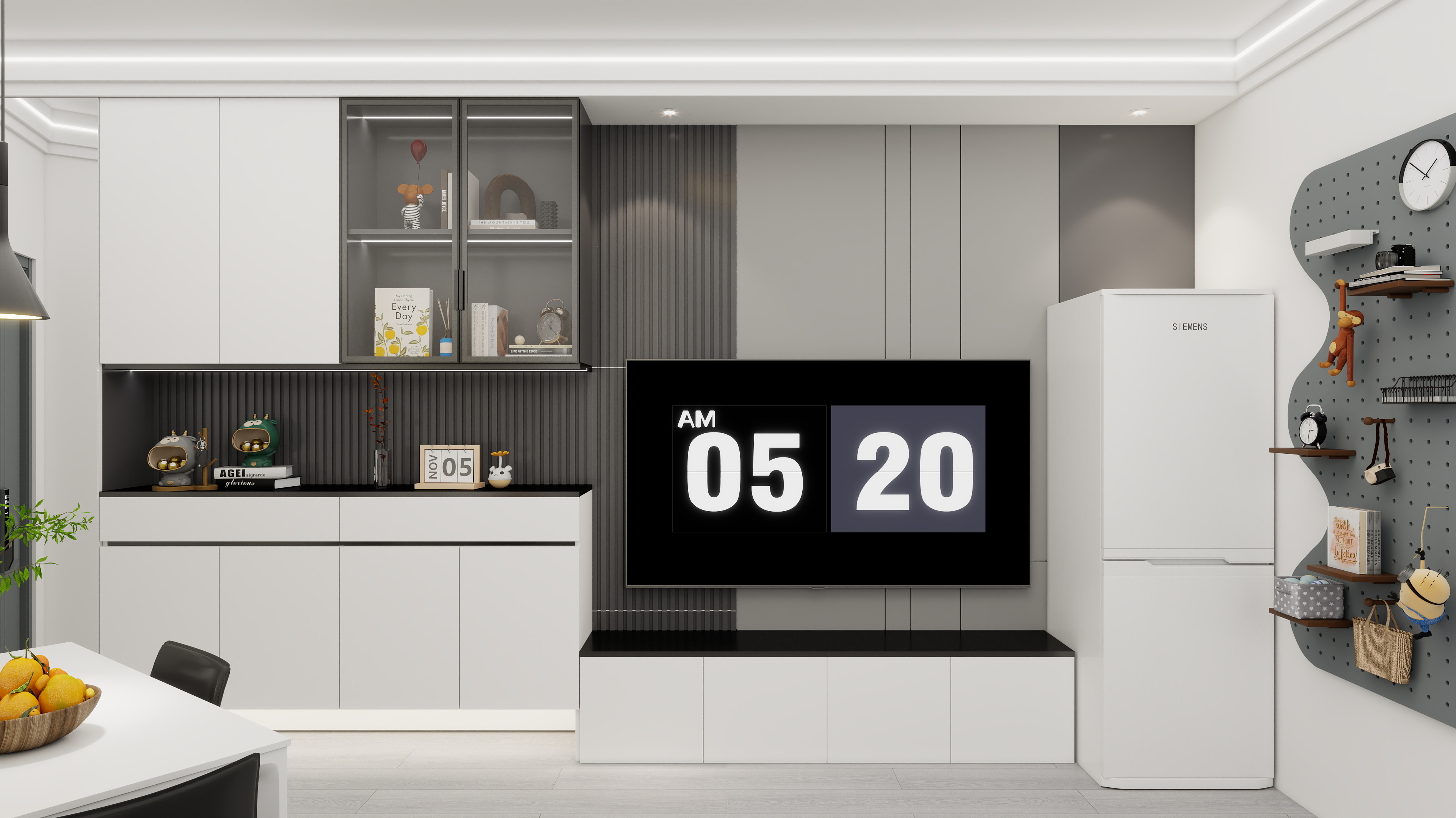 Ani..-港澳2室 32㎡小户型简约黑白灰-装修设计方案