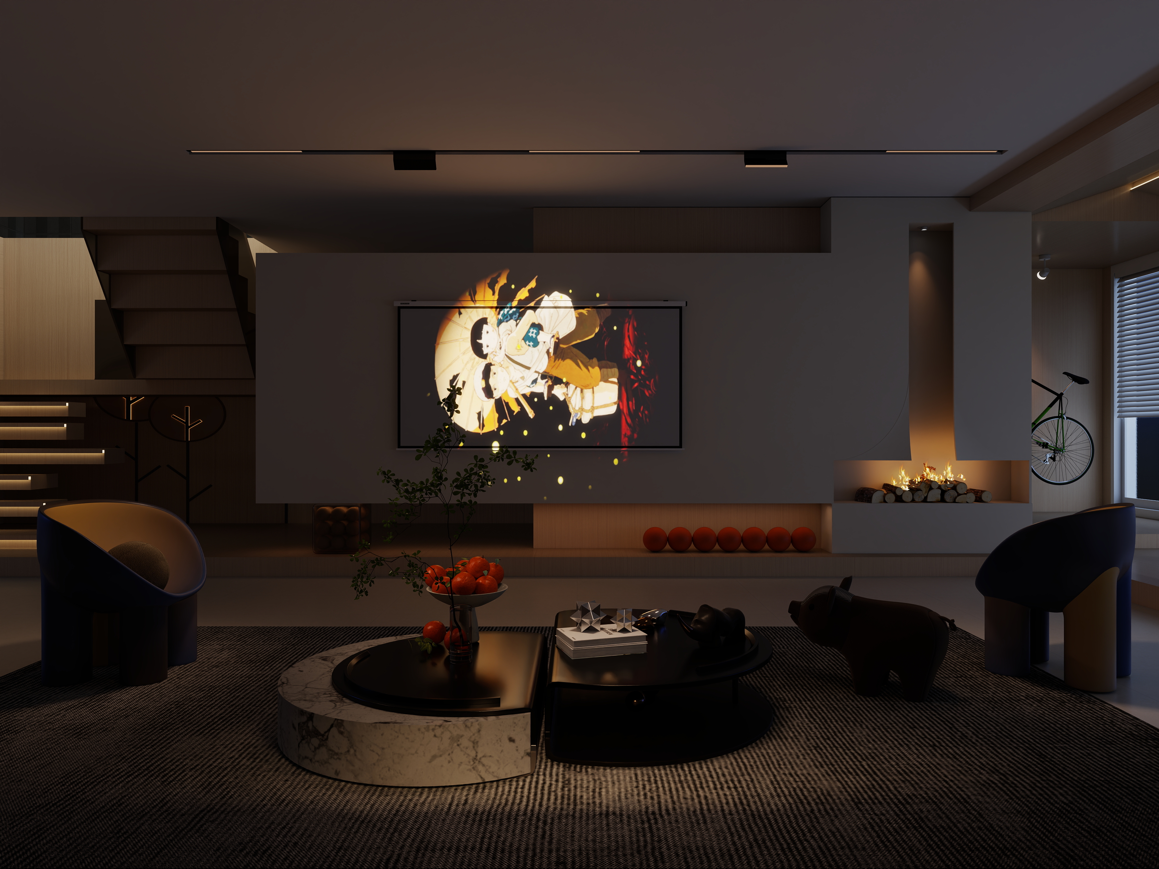 笑声很大装饰设计-笑声很大 - 高级实操考核户型-装修设计方案