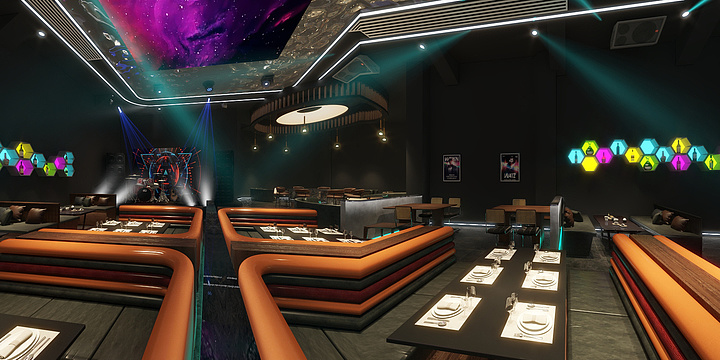 醉梦设计.-电音烤吧222-装修设计方案