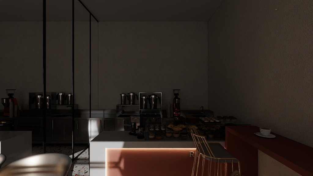 李欢笑-咖啡店-装修设计方案