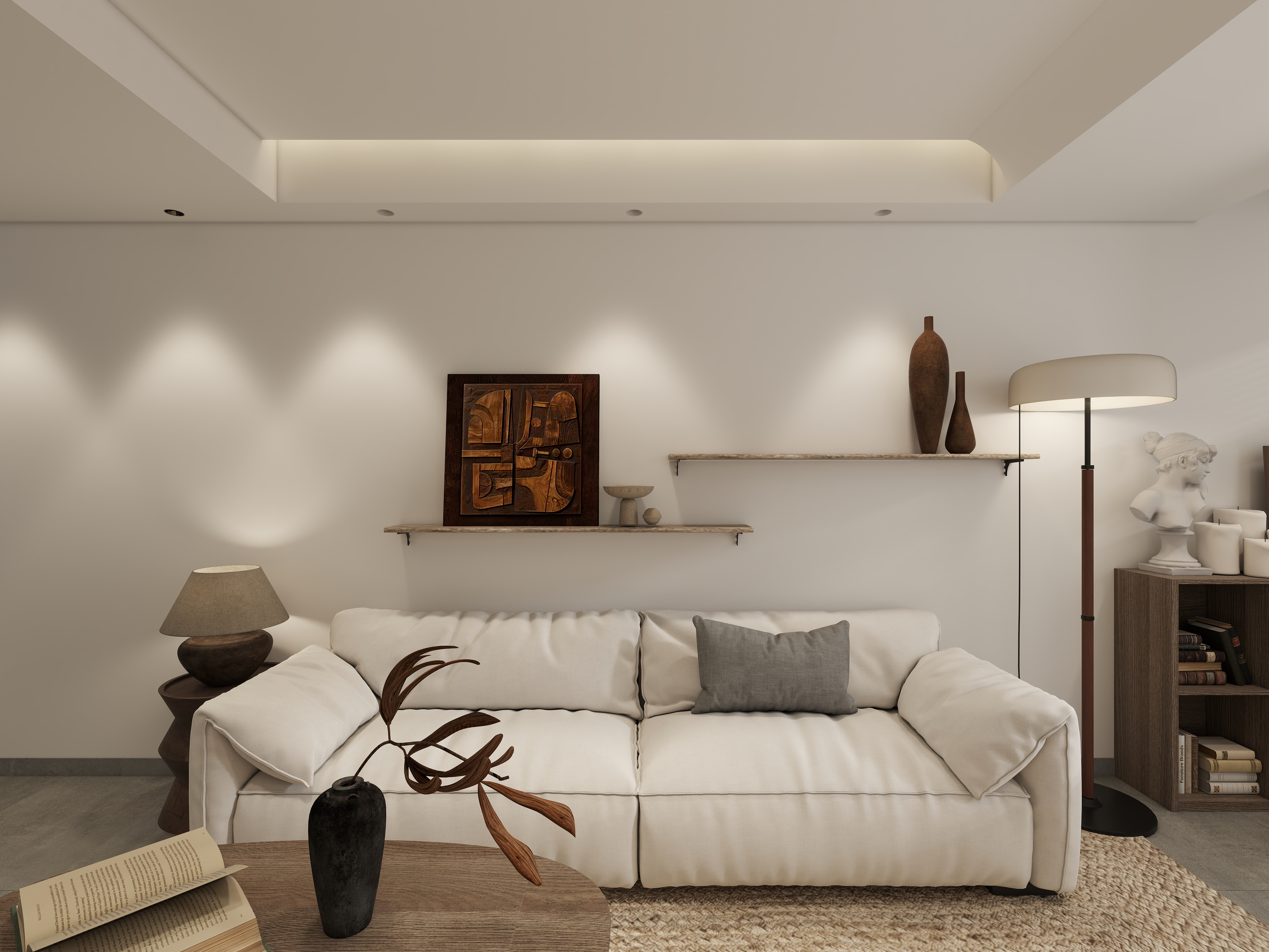 楚瑜设计-60㎡治愈系小家装修效果图