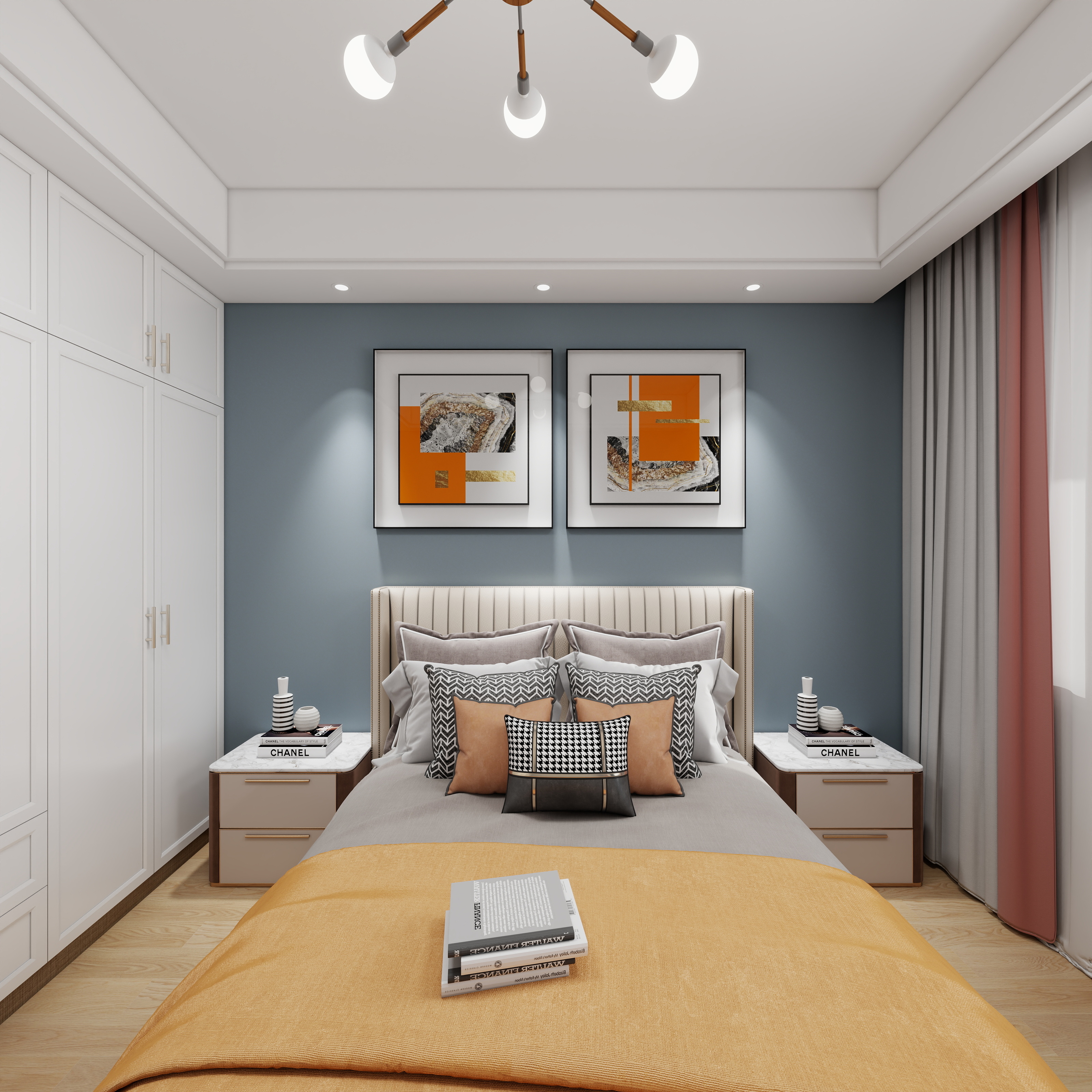 平湖龙匠1-120㎡3室-装修设计方案