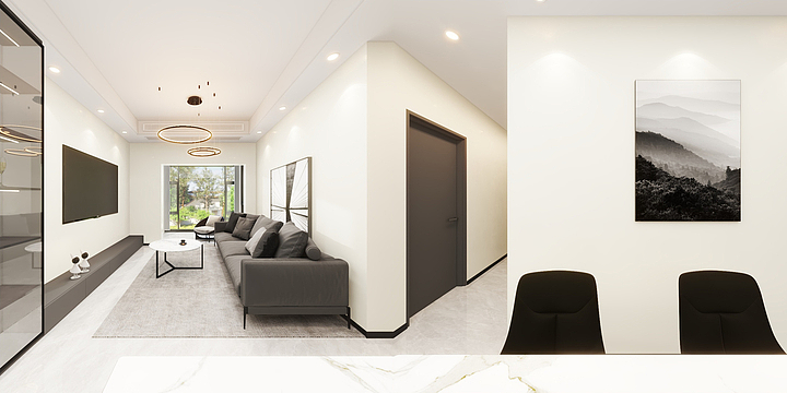 張若璵-金科·集美江山 极简  黑白灰-装修设计方案