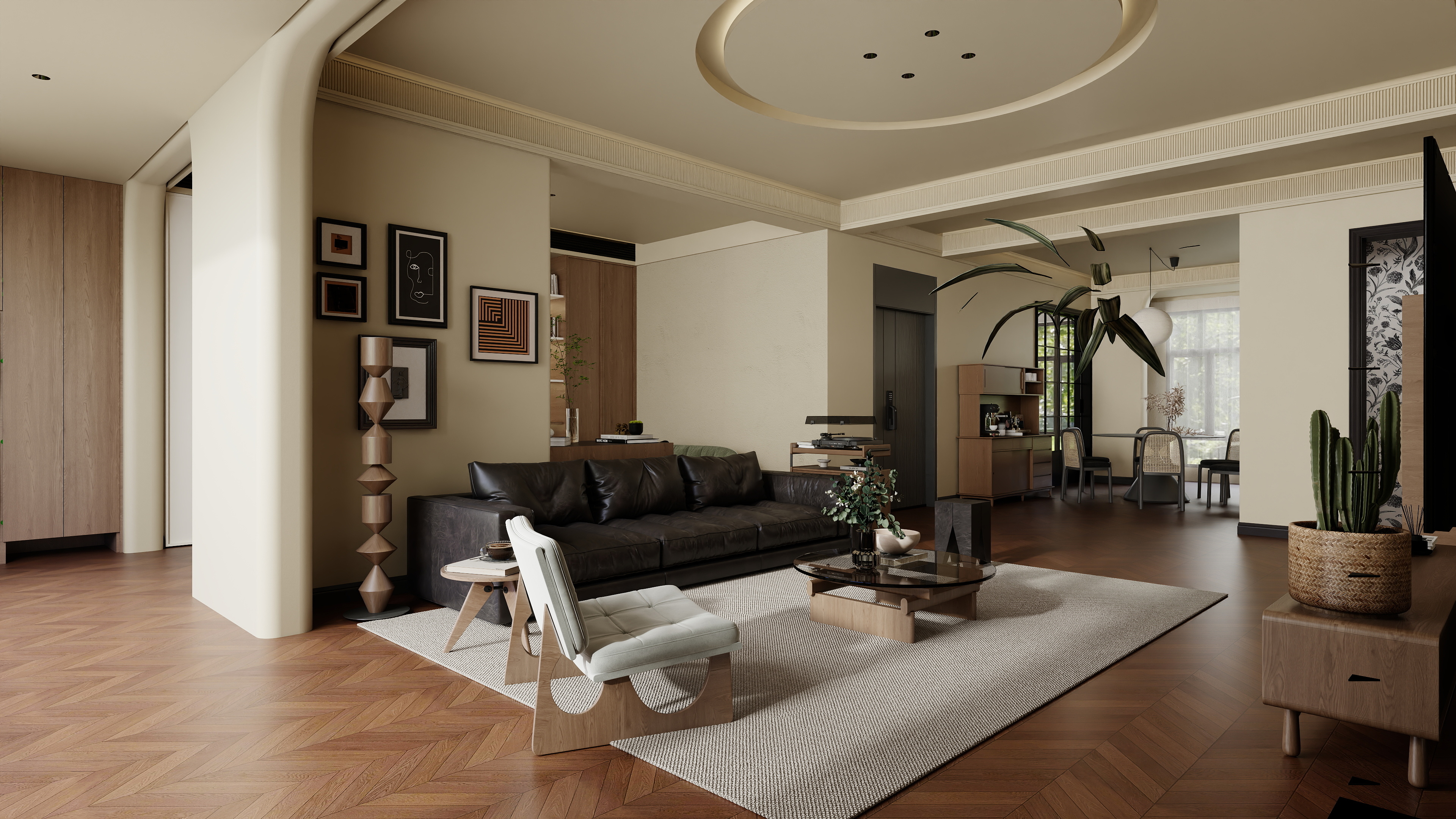 全案设计师刘鹏辉-中古160平方-副本-装修设计方案