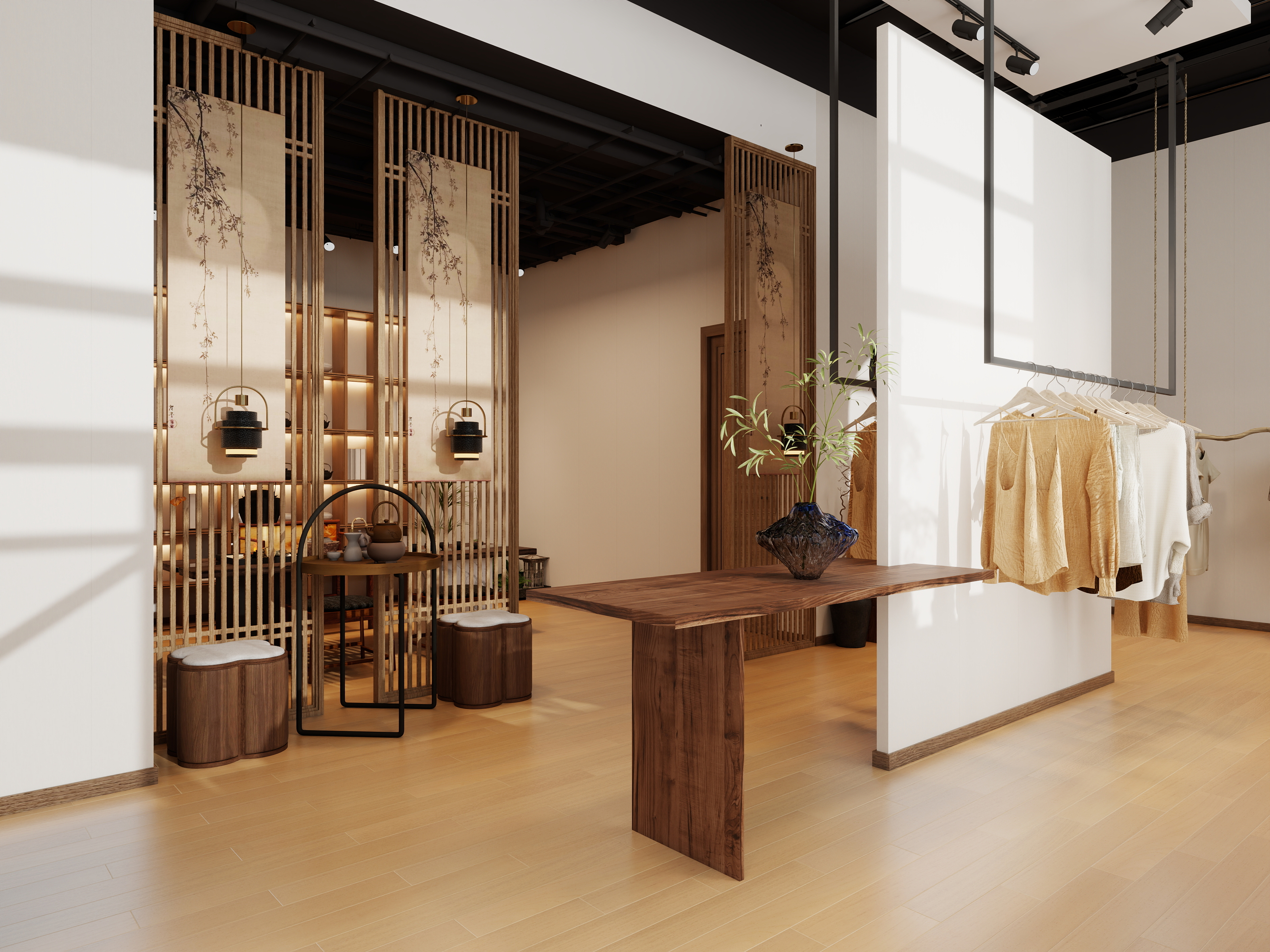 山川志LL-绿地服装展厅-装修设计方案