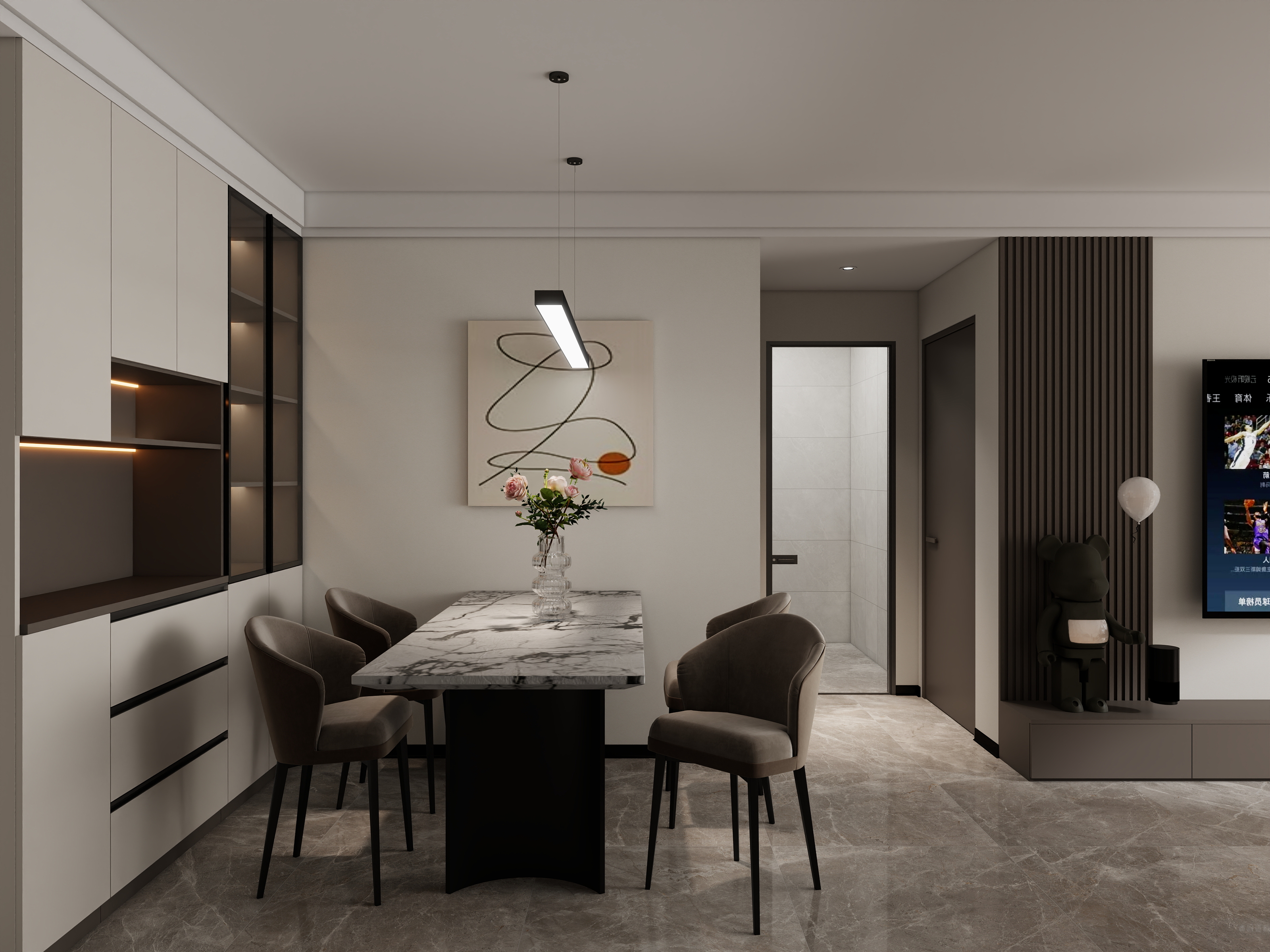 木子r空间设计-104E户型现代风-装修设计方案