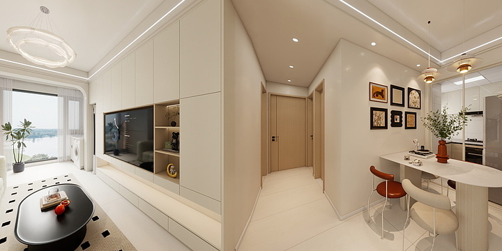 柳州设计师小丽-奶油风-装修设计方案