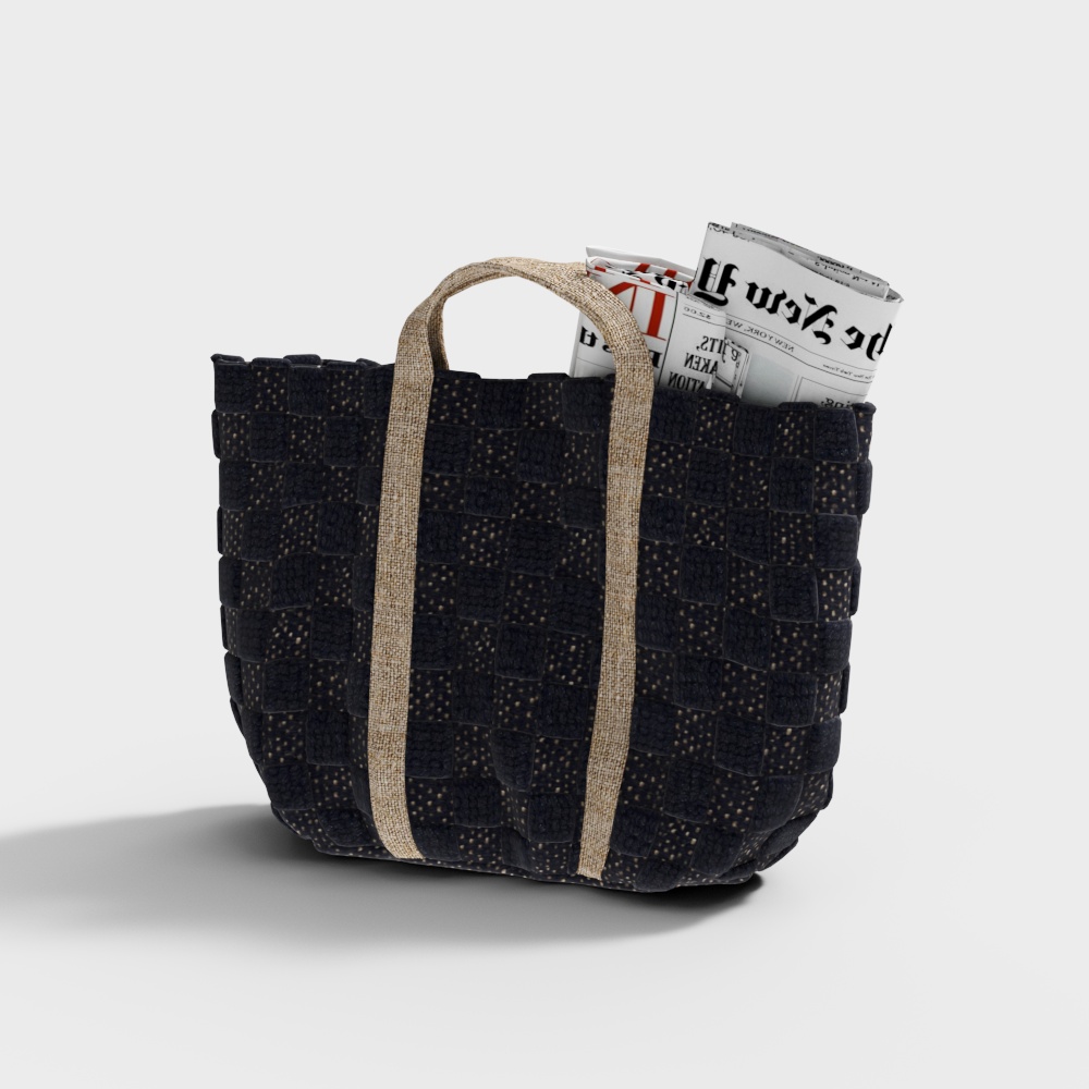 女士手提包3D模型