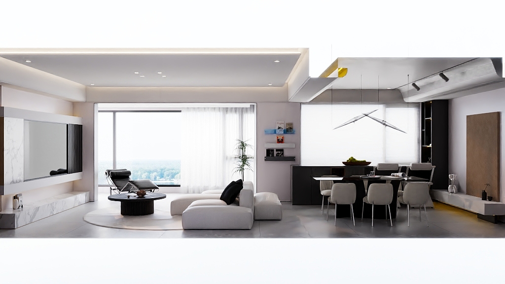 德阳美居空间设计-绵竹 仟坤天朗5期 6-15-4---装修设计方案