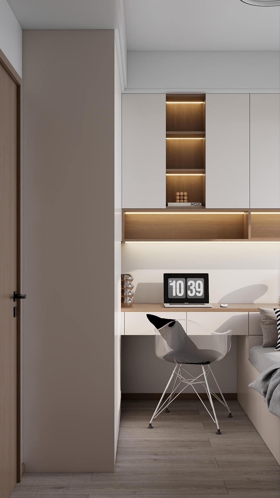 吴爽-112m²现代轻奢风格设计装修效果图