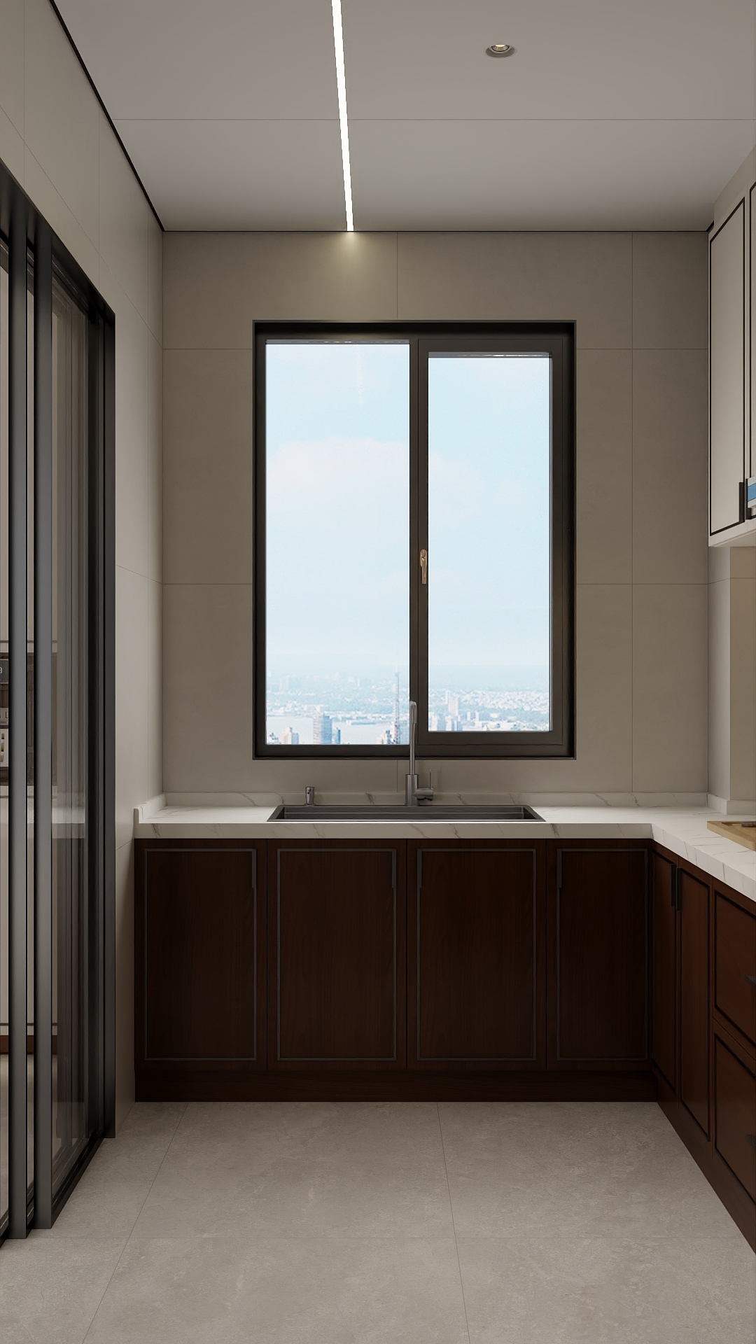 吴爽-235m²新中式别墅设计装修效果图