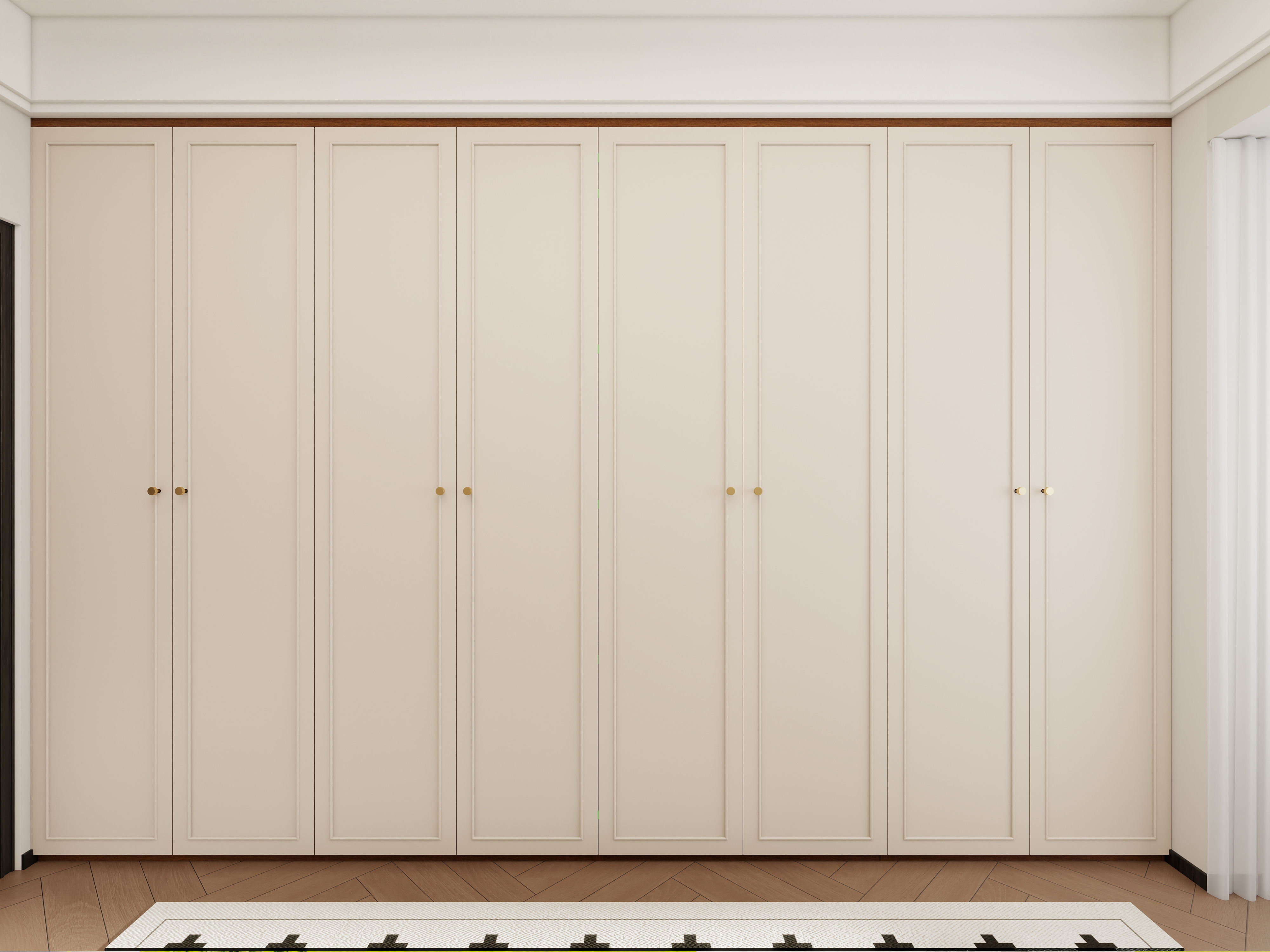 壹诺设计工作室-奶油复古装修效果图