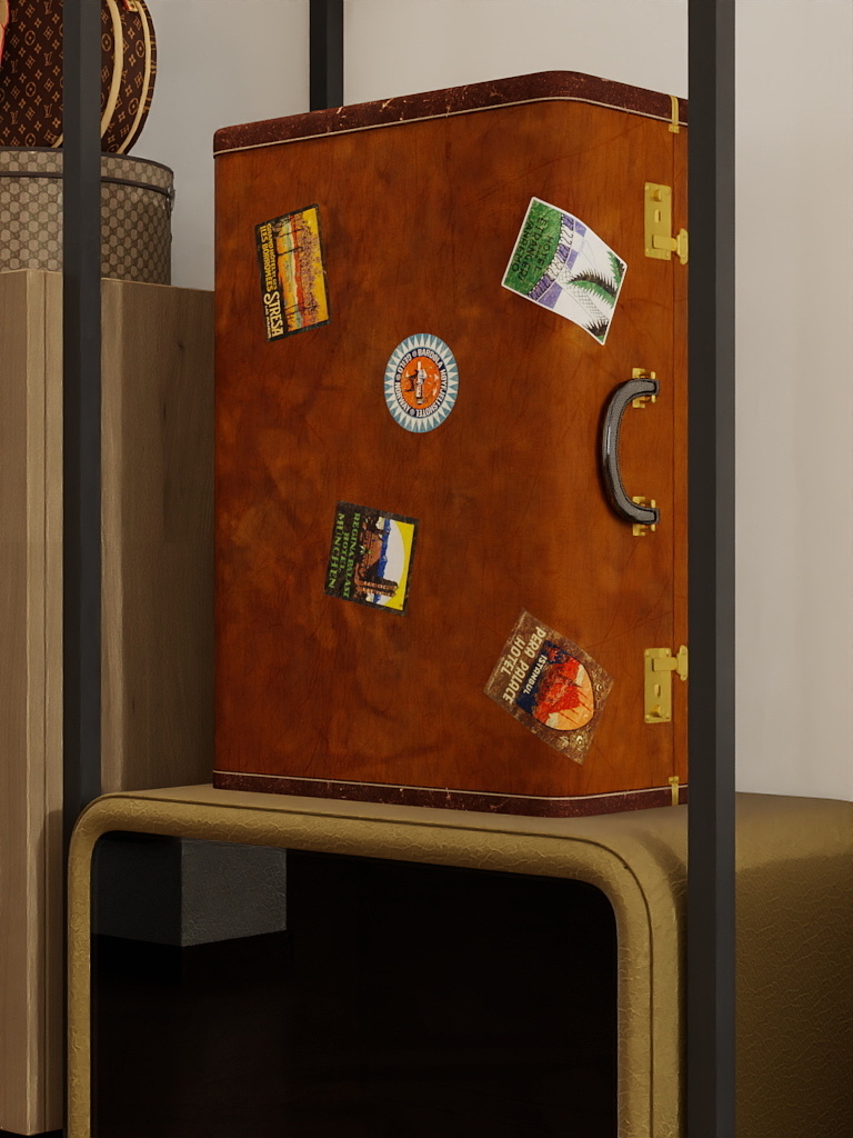 猛字楼楼主-12.23模拟9中古原木）装修效果图