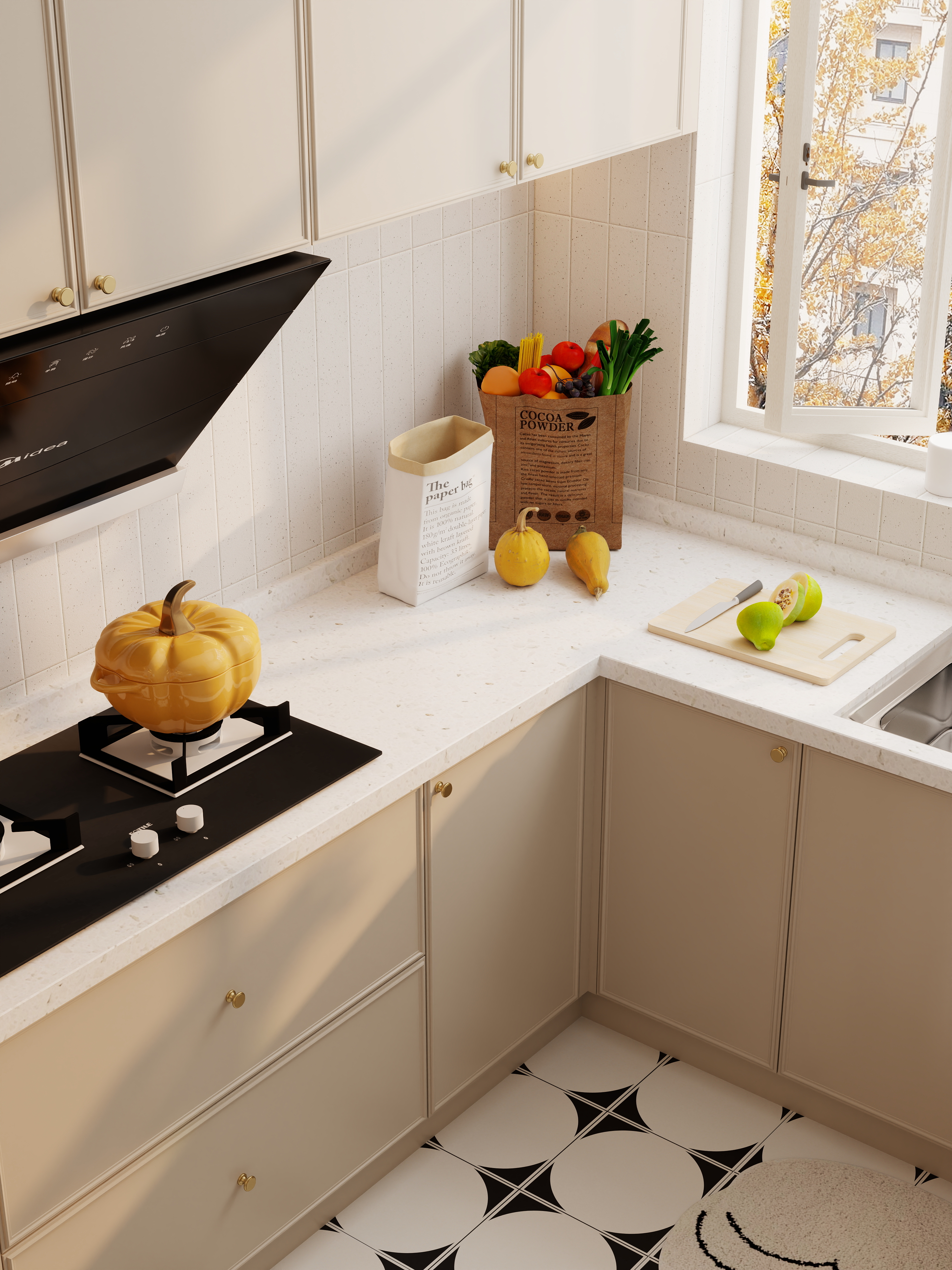 陈711-126㎡3室装修效果图