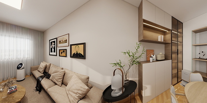 设计宋洪涛-明春西园社区原木风-装修设计方案