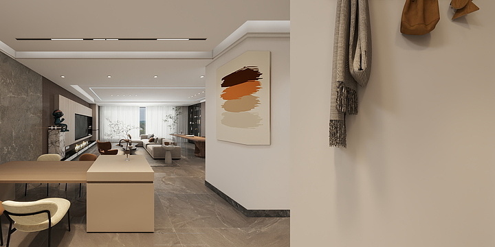 曲靖尚家整装-11-404现代风格样板间-装修设计方案