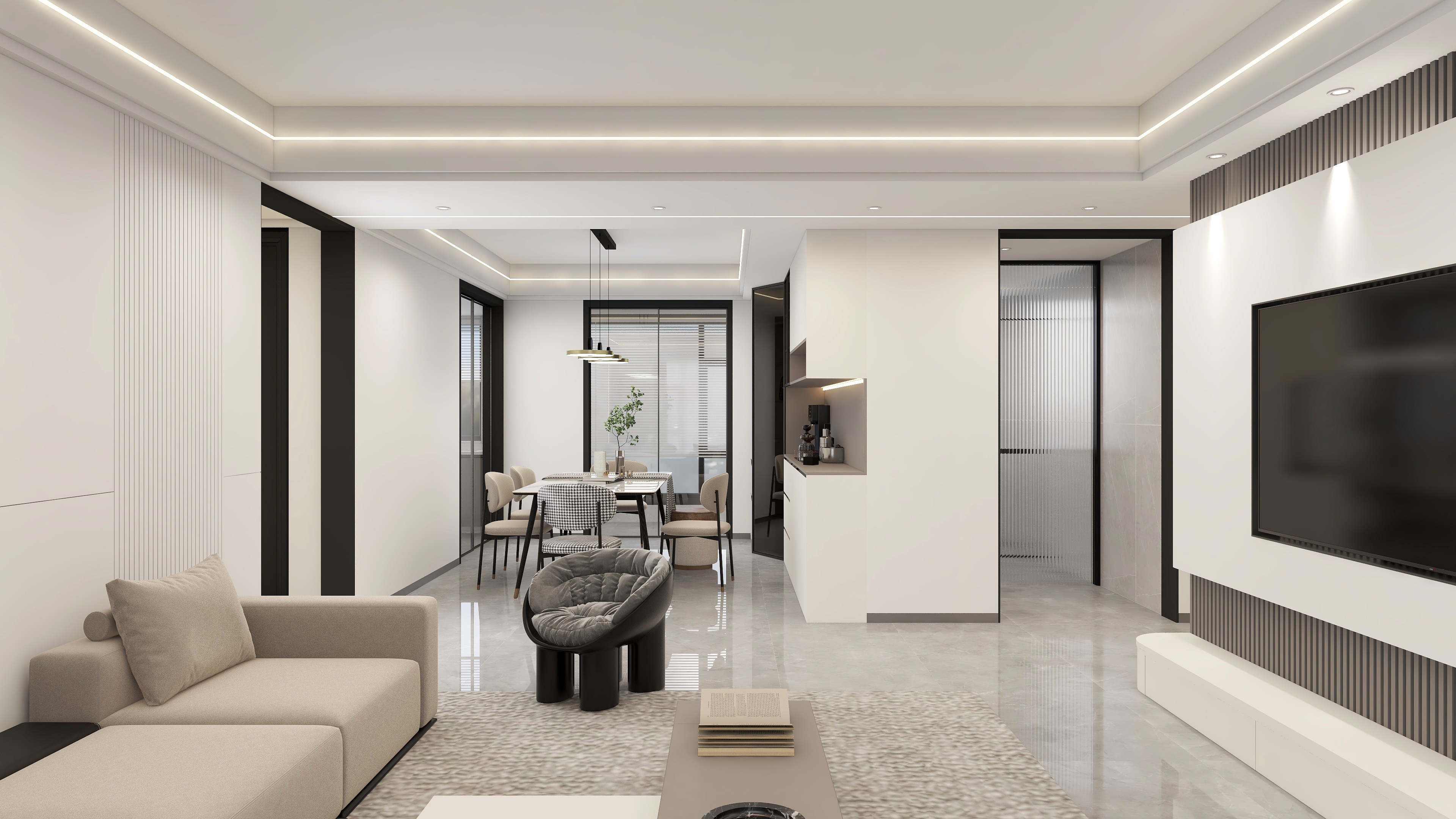 MZ空间设计-119平现代简约风-装修设计方案