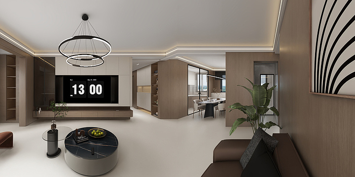 LT-兰庭设计工作室-文正社区1#808-装修设计方案